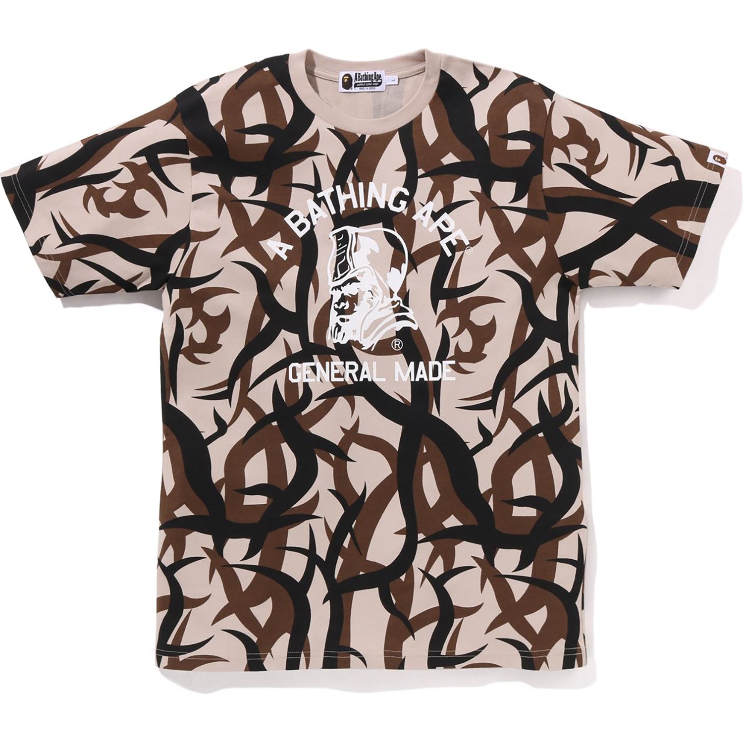 Оригінальна Trial Camo General Tee Mens A bathing ape – боковий вид