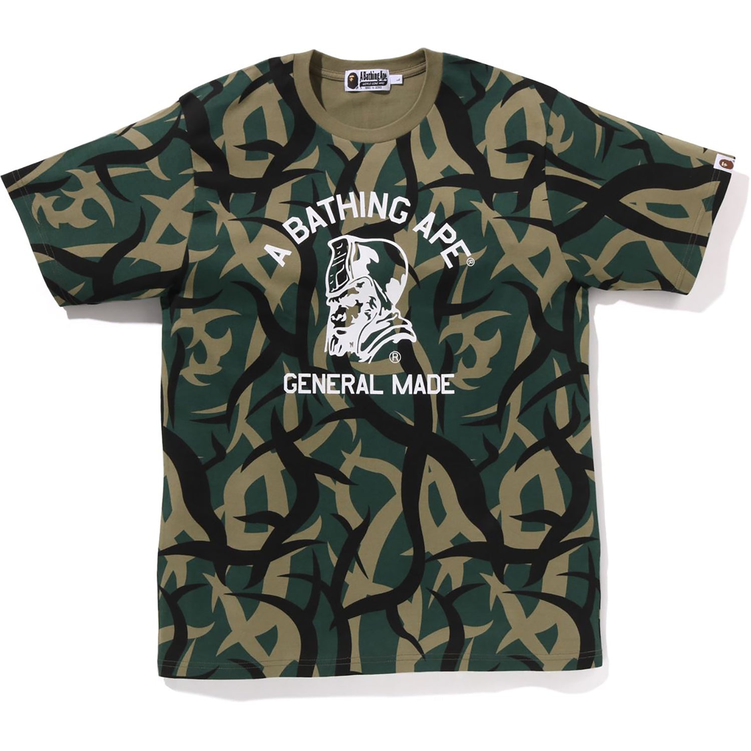 Оригінальна Trial Camo General Tee Mens A bathing ape – збільшений вид