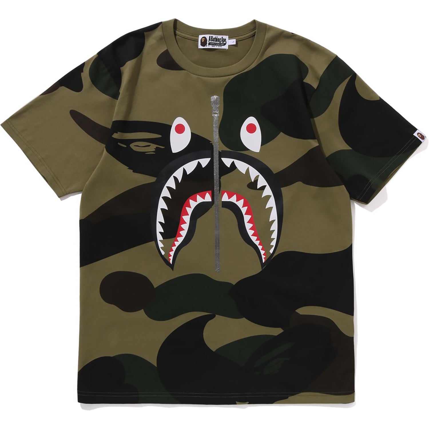 Giant 1st Camo Shark Tee Mens A bathing ape – Гарантія оригінальності – боковий вид