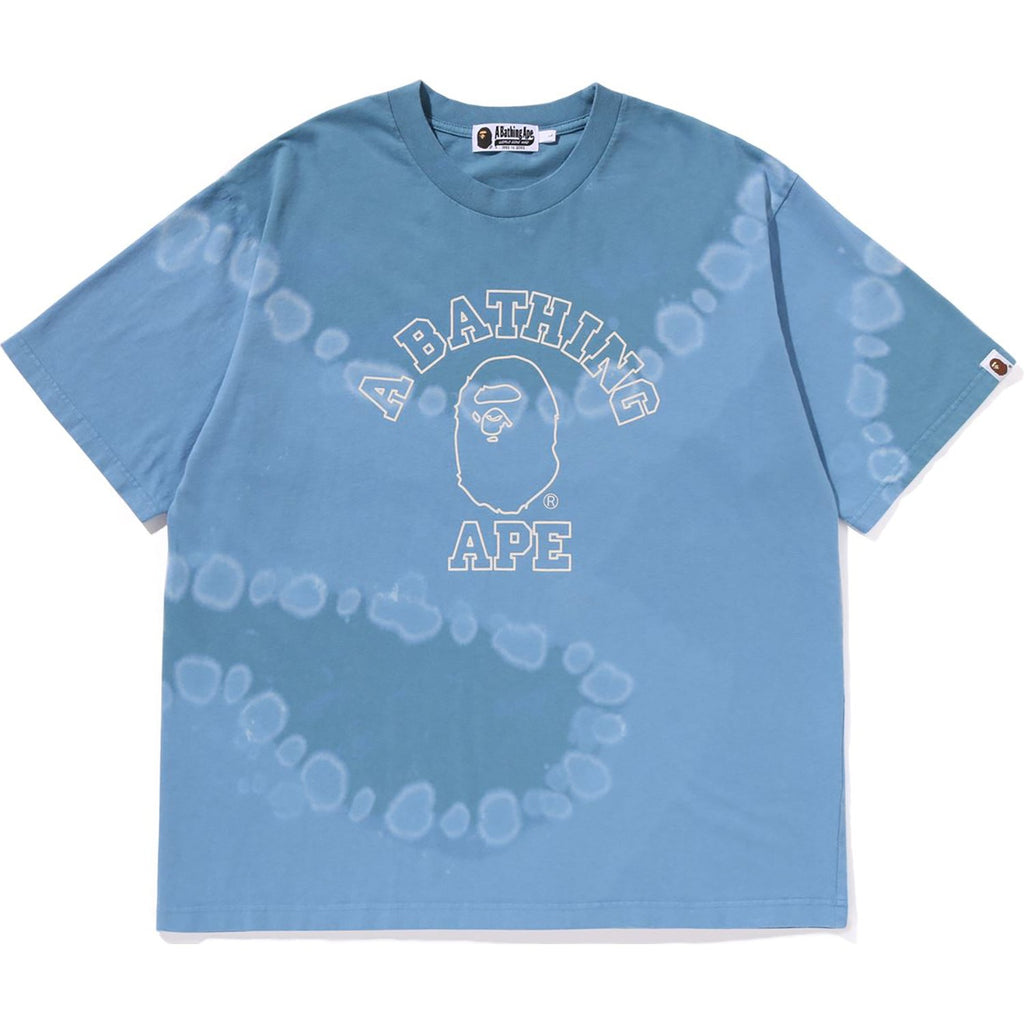 Hand Dye College Relaxed Fit Tee Mens A bathing ape оригінал – Купити в Україні – збільшений вид