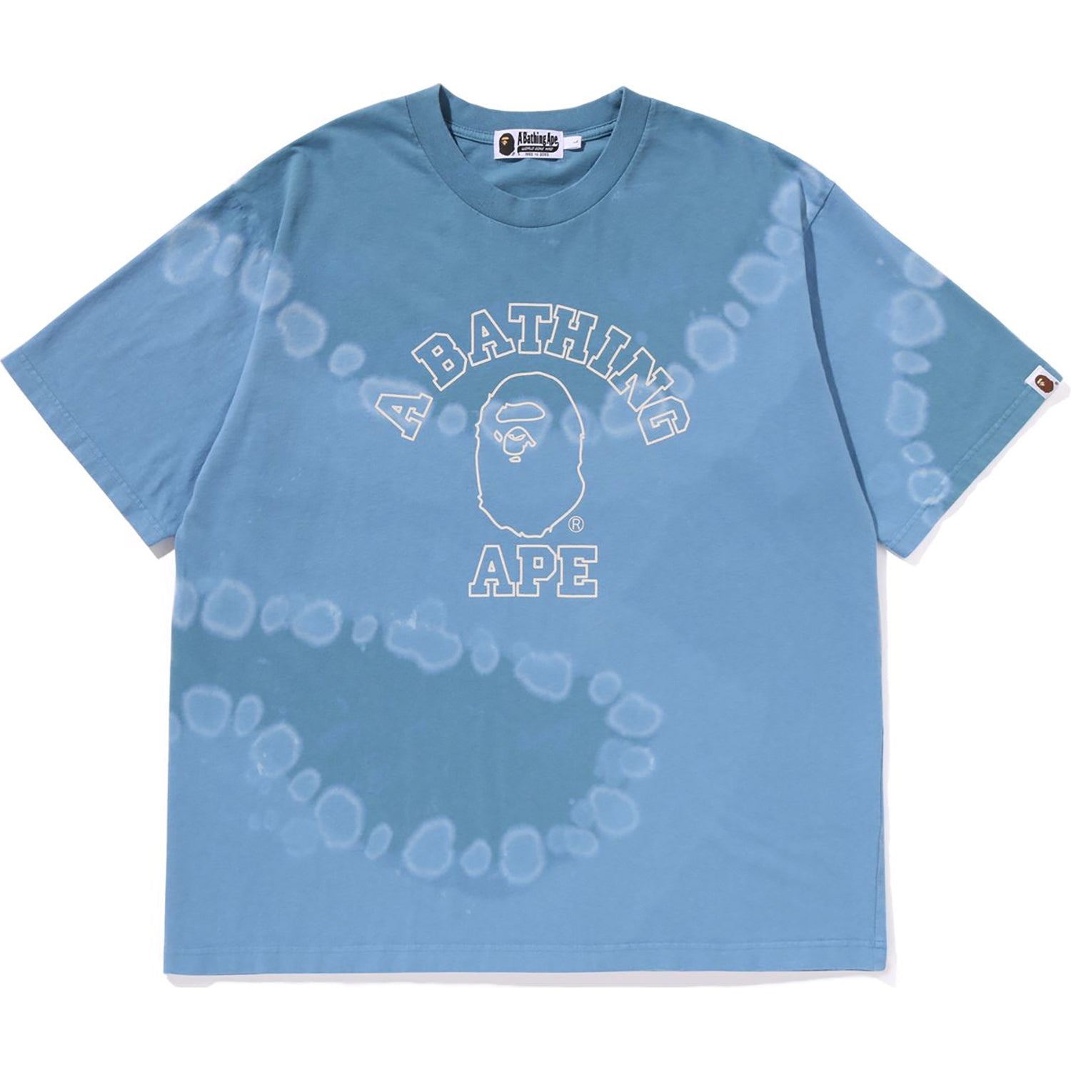 Hand Dye College Relaxed Fit Tee Mens A bathing ape оригінал – Купити в Україні – збільшений вид