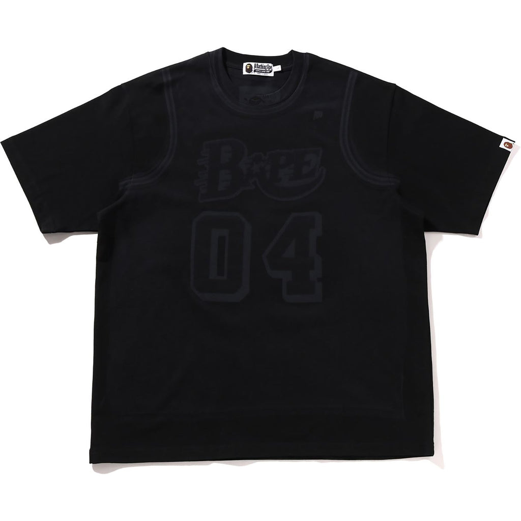 Оригінальна Fake Print Relaxed Fit Tee Mens A bathing ape – боковий вид