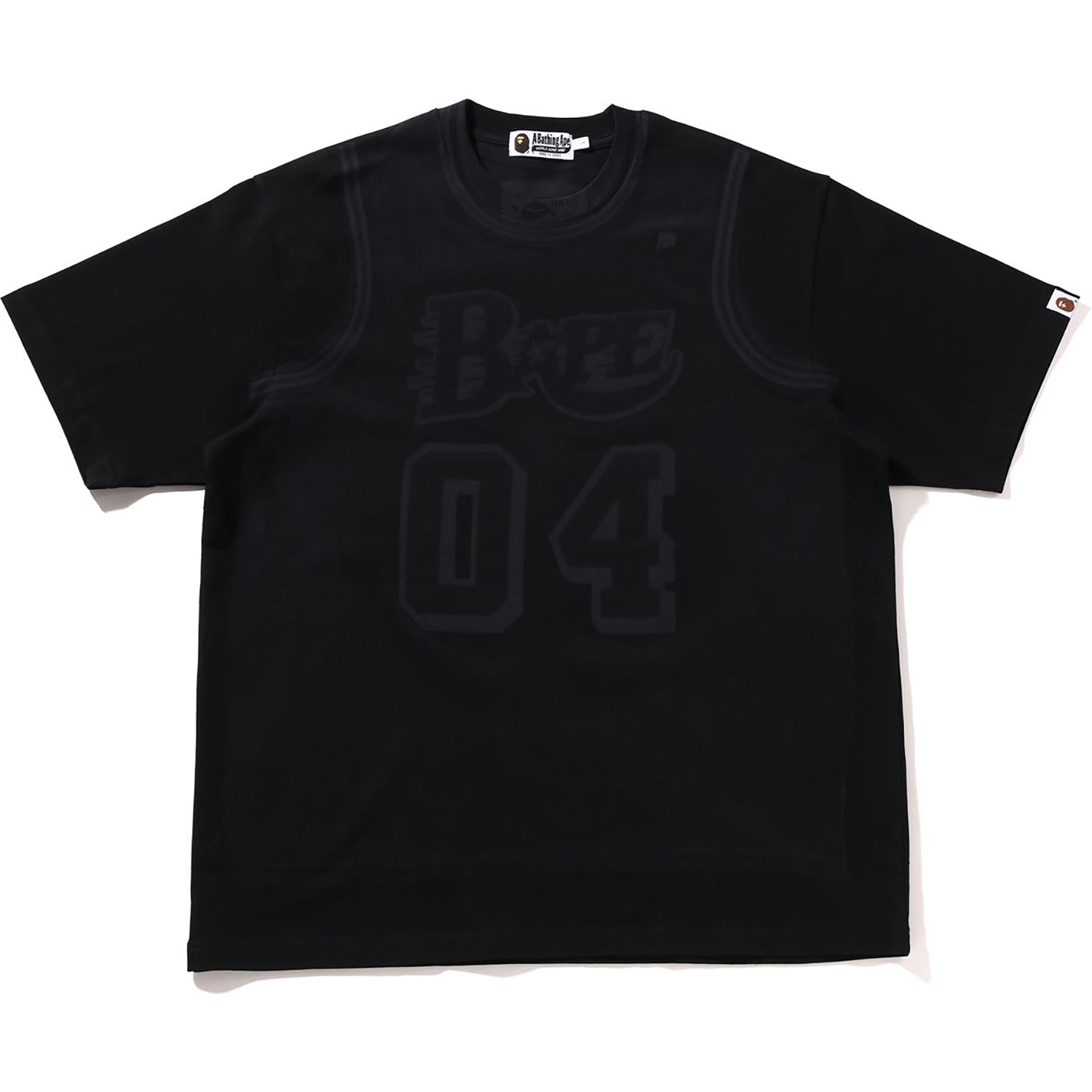 Оригінальна Fake Print Relaxed Fit Tee Mens A bathing ape – боковий вид
