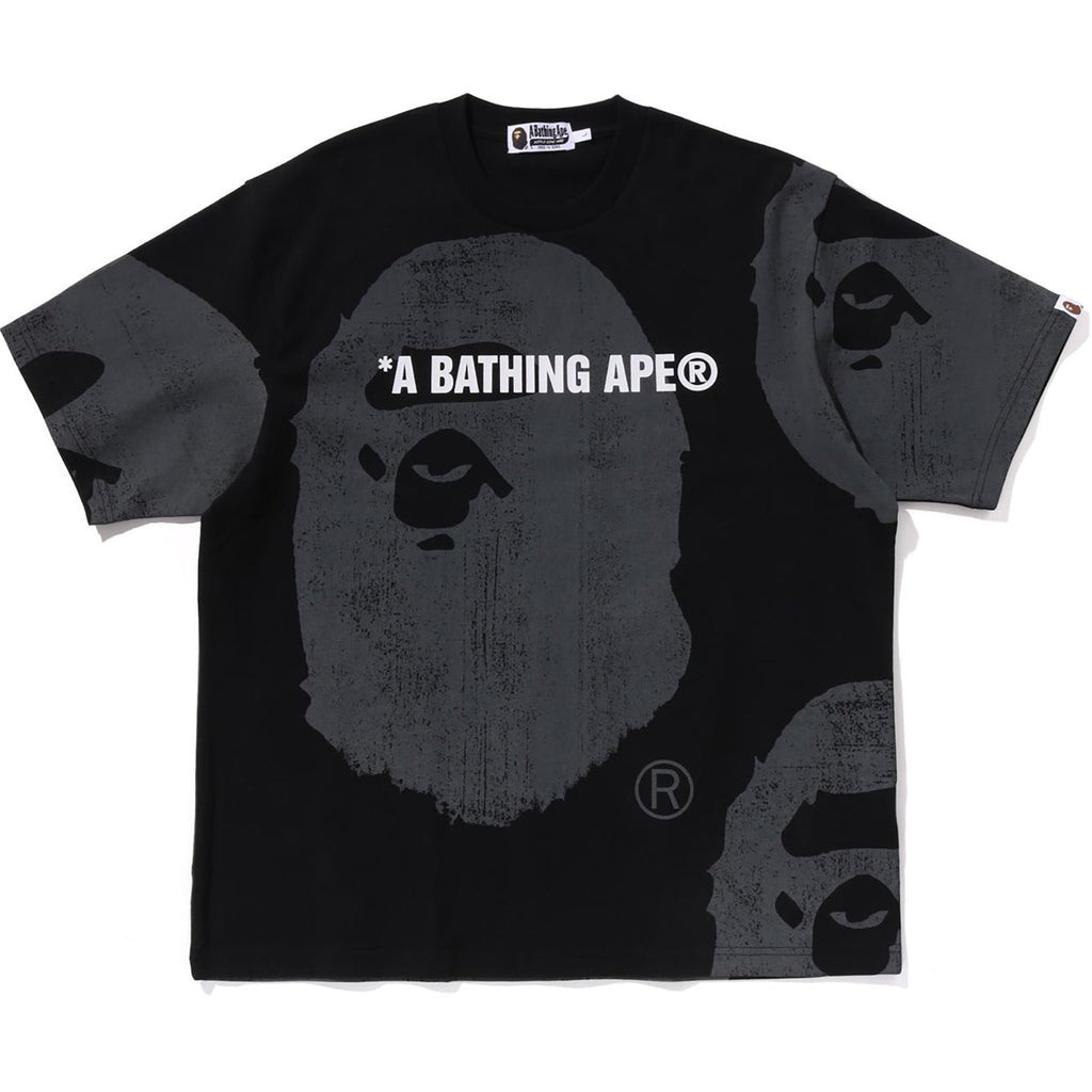 Оригінальна Water Print Ape Head Relaxed Fit Tee Mens A bathing ape – детальний вид
