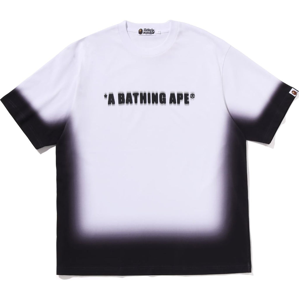 Оригінальна Spray Print Bathing Ape Logo Relaxed Fit Tee Mens A bathing ape – боковий вид