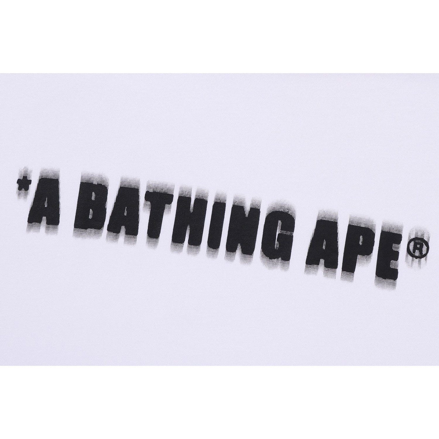 Оригінальна Spray Print Bathing Ape Logo Relaxed Fit Tee Mens A bathing ape – детальний вид