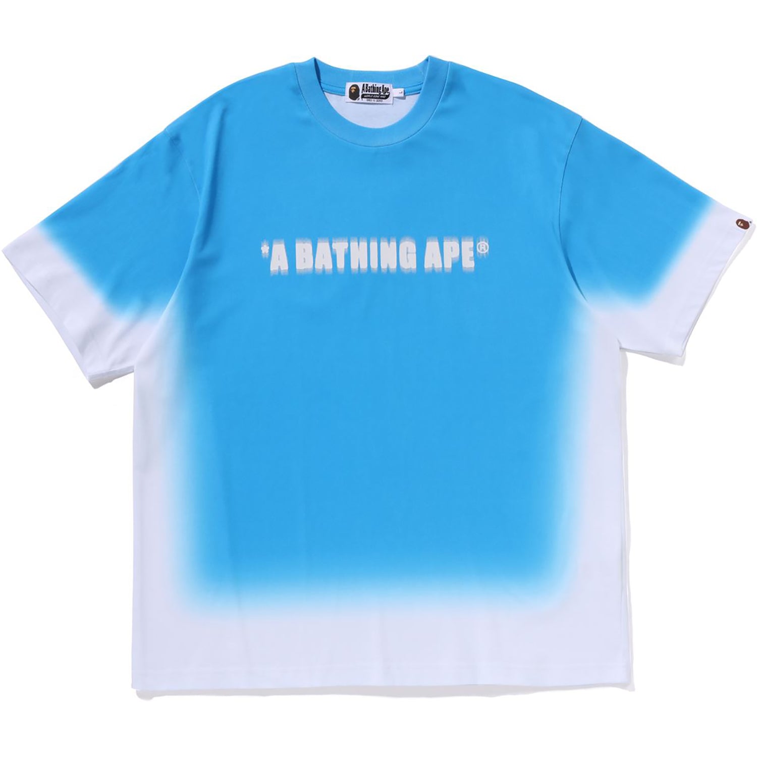 Оригінальна Spray Print Bathing Ape Logo Relaxed Fit Tee Mens A bathing ape – збільшений вид