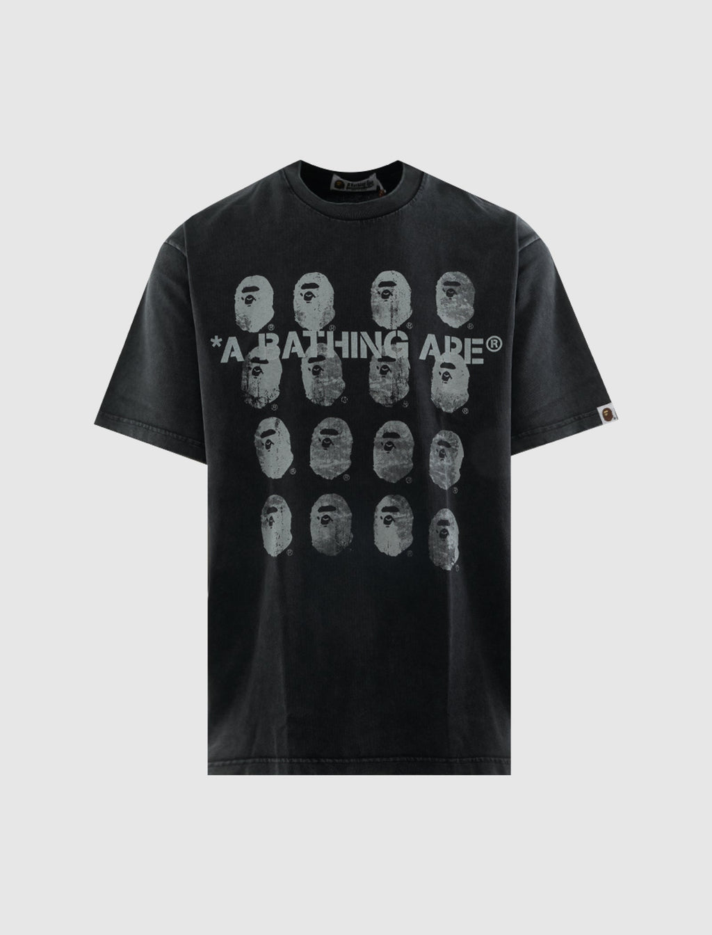 Garment Dyed Logo Tee A bathing ape оригінал – Купити в Україні – боковий вид