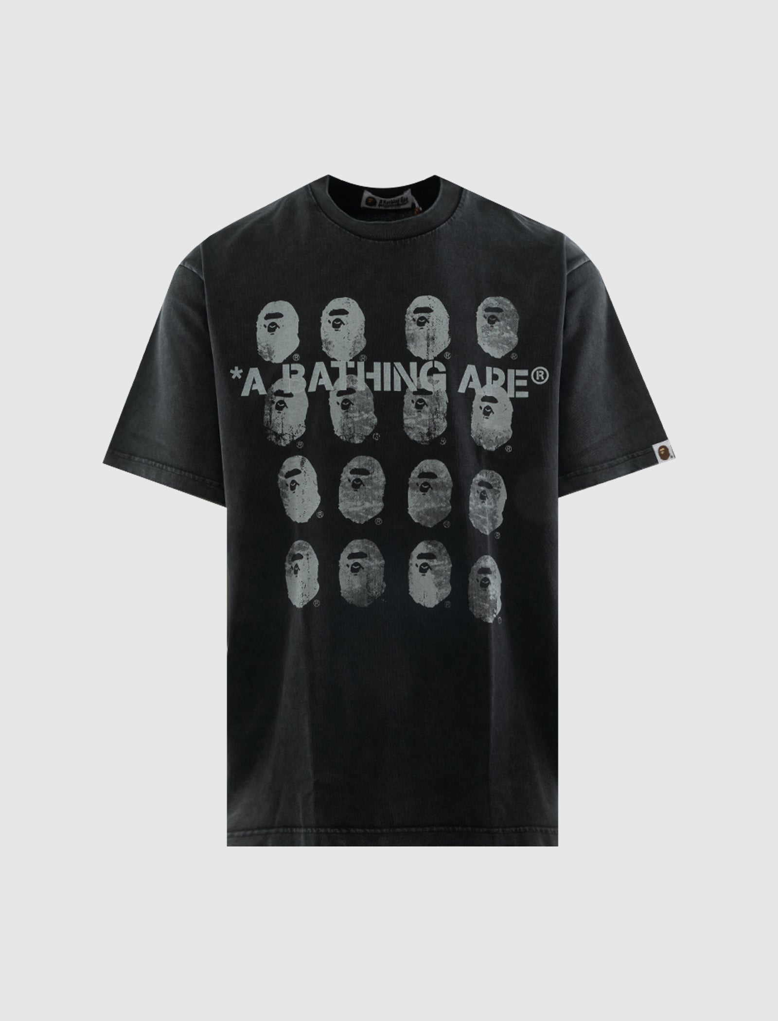 Garment Dyed Logo Tee A bathing ape оригінал – Купити в Україні – боковий вид