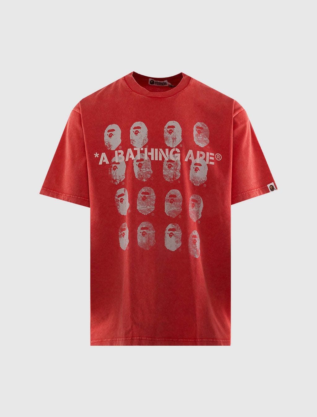 Garment Dyed Logo Tee A bathing ape оригінал – Купити в Україні – боковий вид