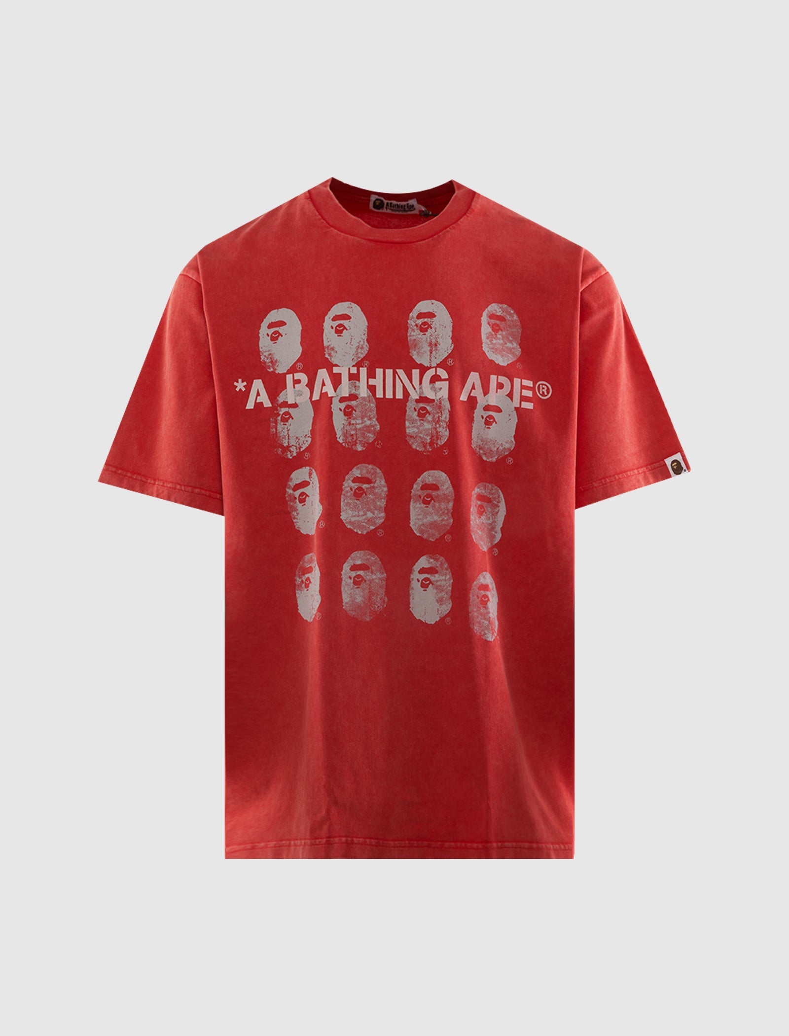 Garment Dyed Logo Tee A bathing ape оригінал – Купити в Україні – боковий вид