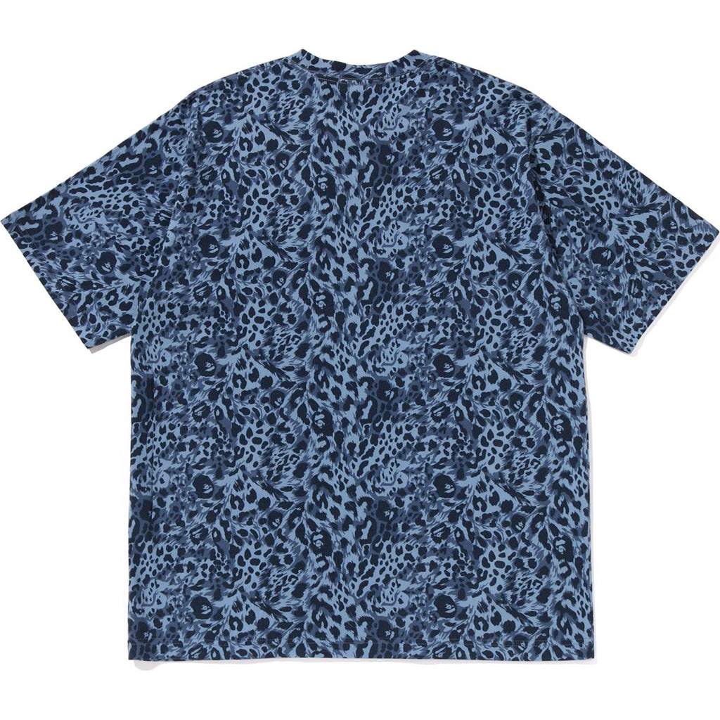 Wild Leopard Pattern College Relaxed Fit Tee Mens A bathing ape – Гарантія оригінальності – вид ззаду