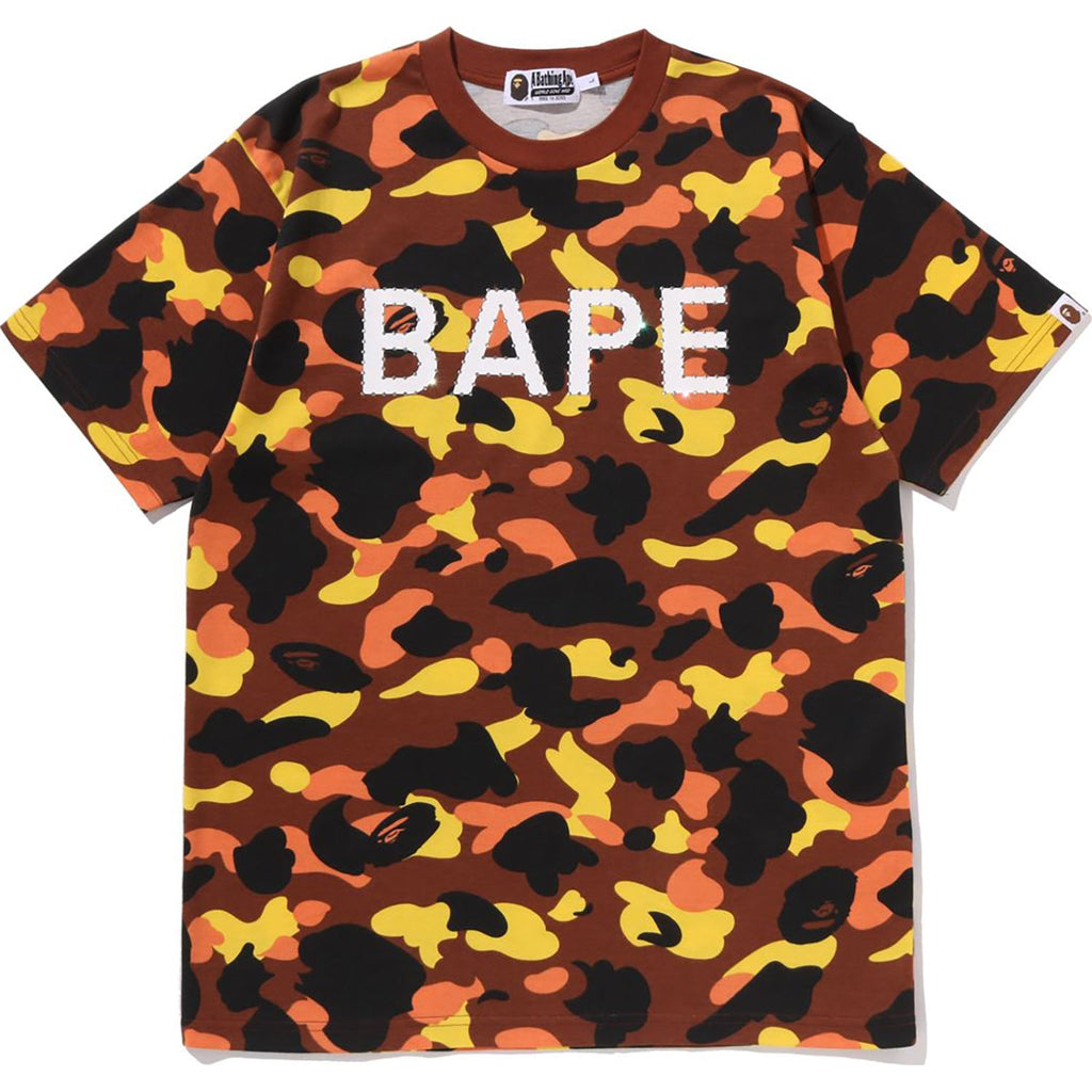Оригінальна 1st Camo Bape Rhinestone Tee Mens A bathing ape – боковий вид
