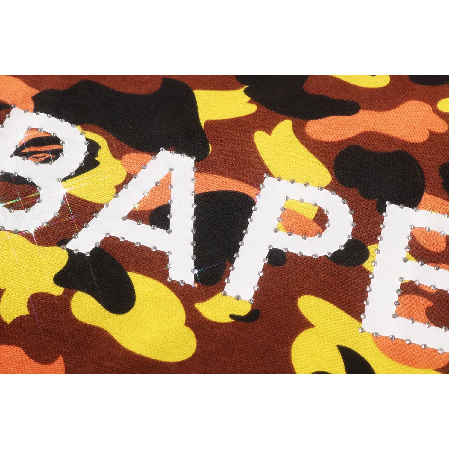 Оригінальна 1st Camo Bape Rhinestone Tee Mens A bathing ape – детальний вид