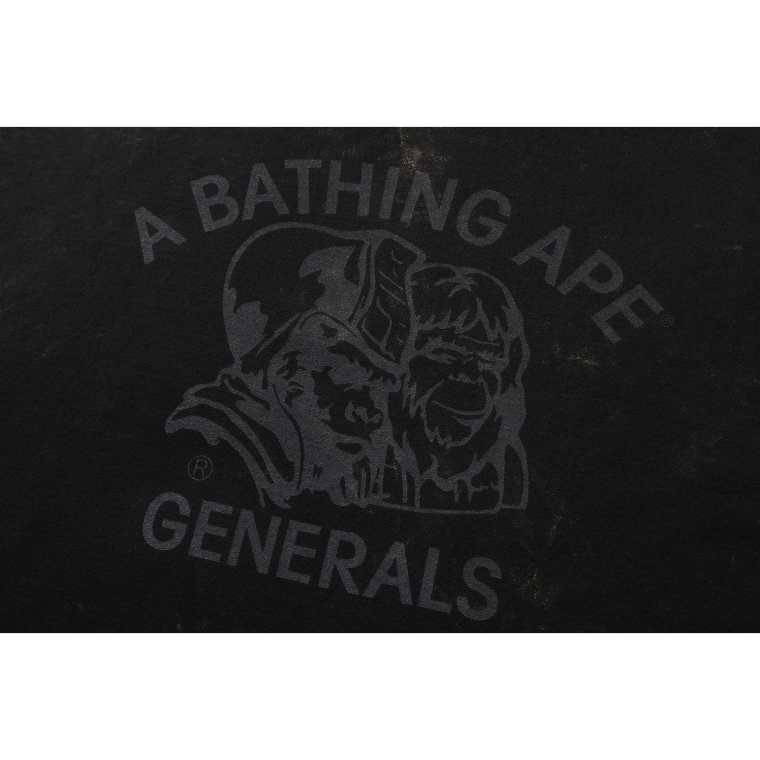 Uneven Dye Generals Relaxed Fit Tee Mens A bathing ape – Гарантія оригінальності – детальний вид