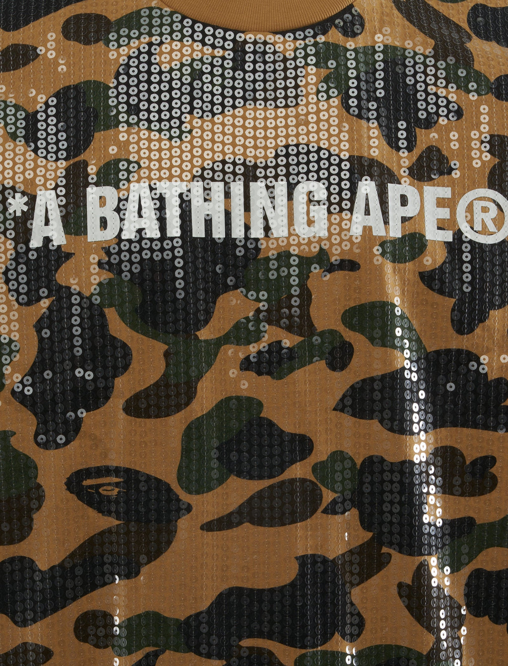 Sequin Tee A bathing ape – Гарантія оригінальності – вид ззаду
