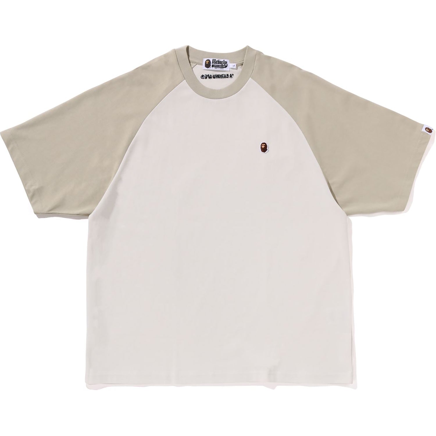 One Point Relaxed Fit Raglan Tee Mens A bathing ape оригінал – Купити в Україні – боковий вид