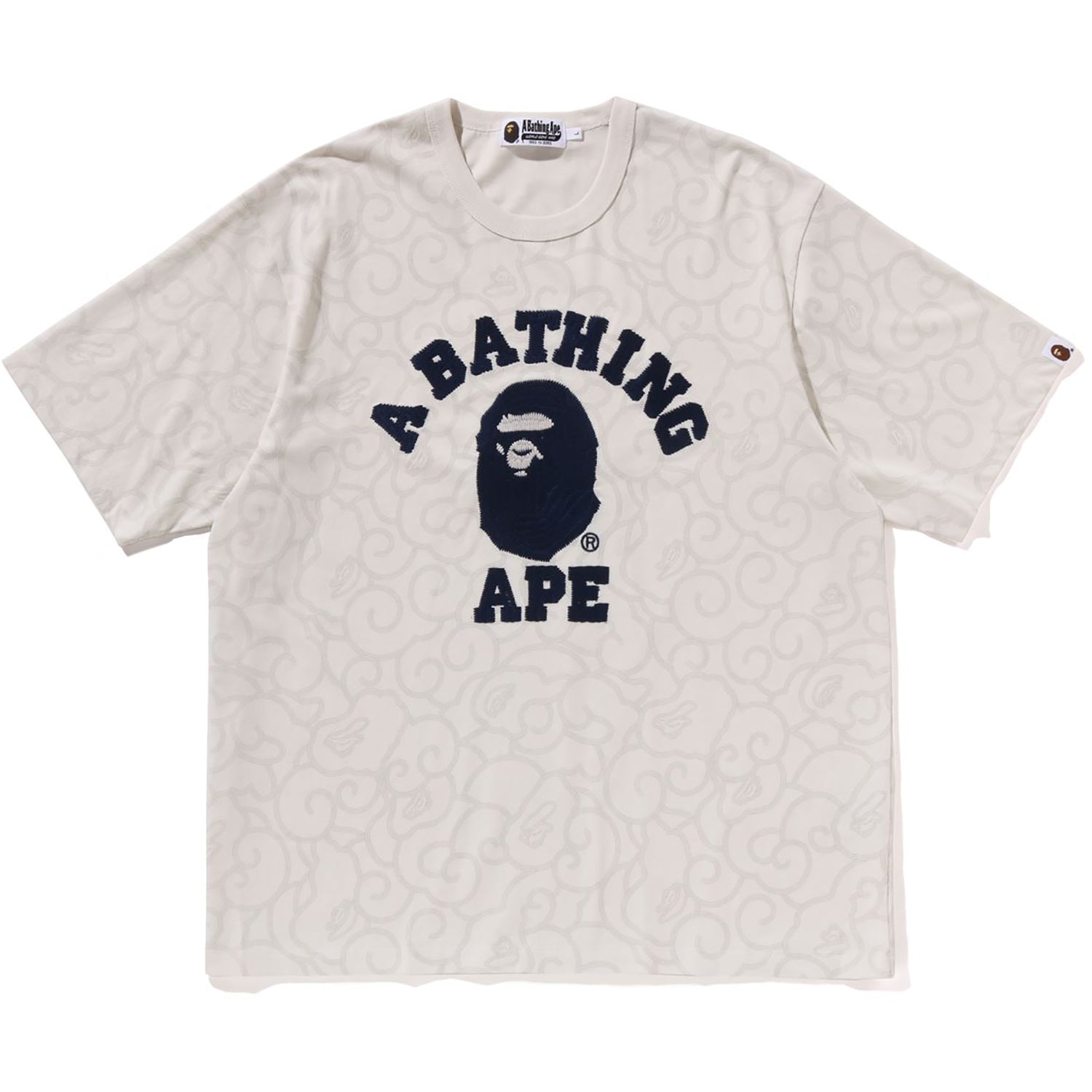 Washed Cloud Camo College Relaxed Fit Tee Mens A bathing ape оригінал – Купити в Україні – боковий вид