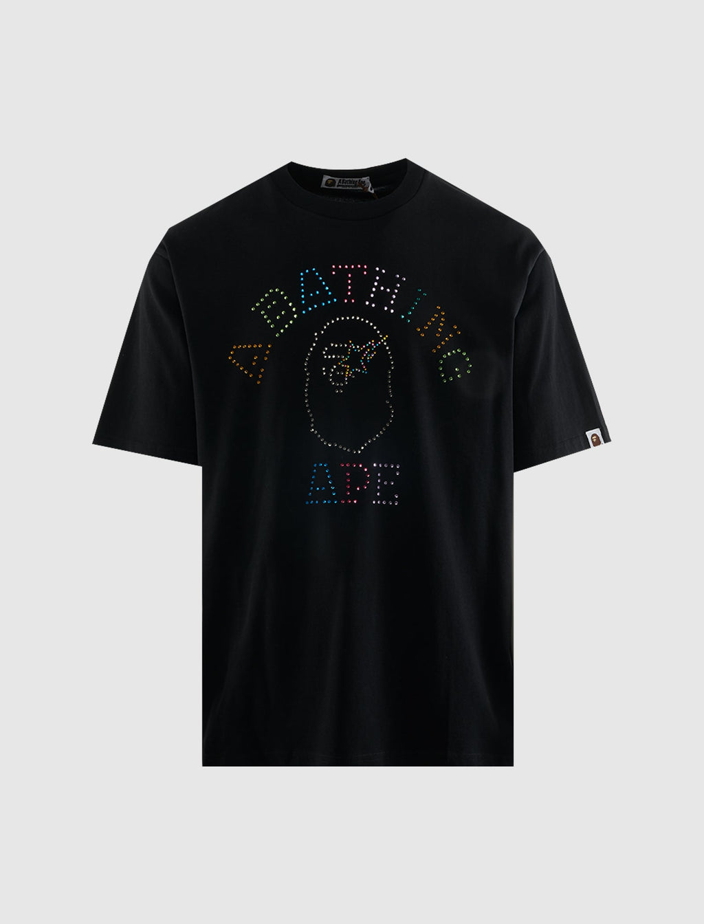 Оригінальна Rhinestone College Tee A bathing ape – боковий вид