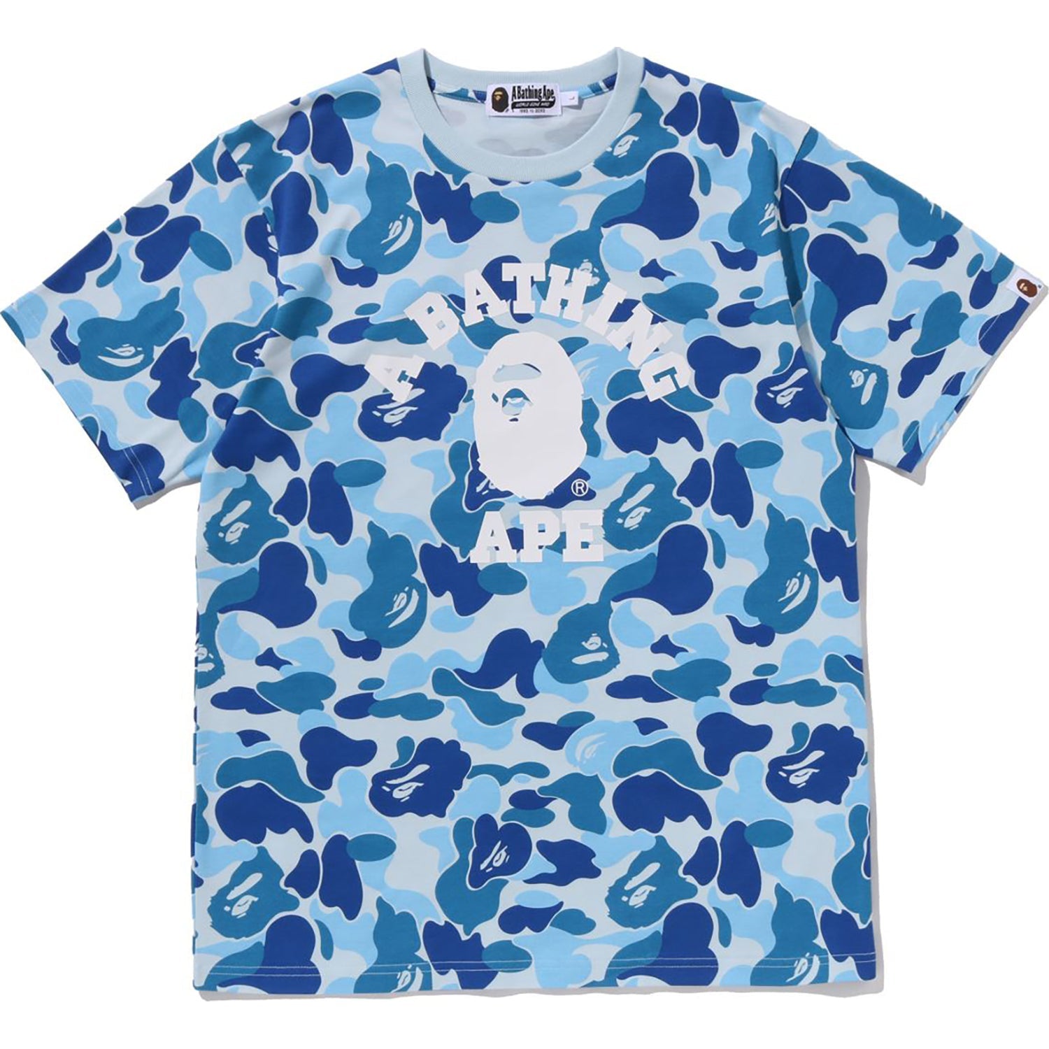 Abc Camo College Tee Mens A bathing ape – Гарантія оригінальності – боковий вид