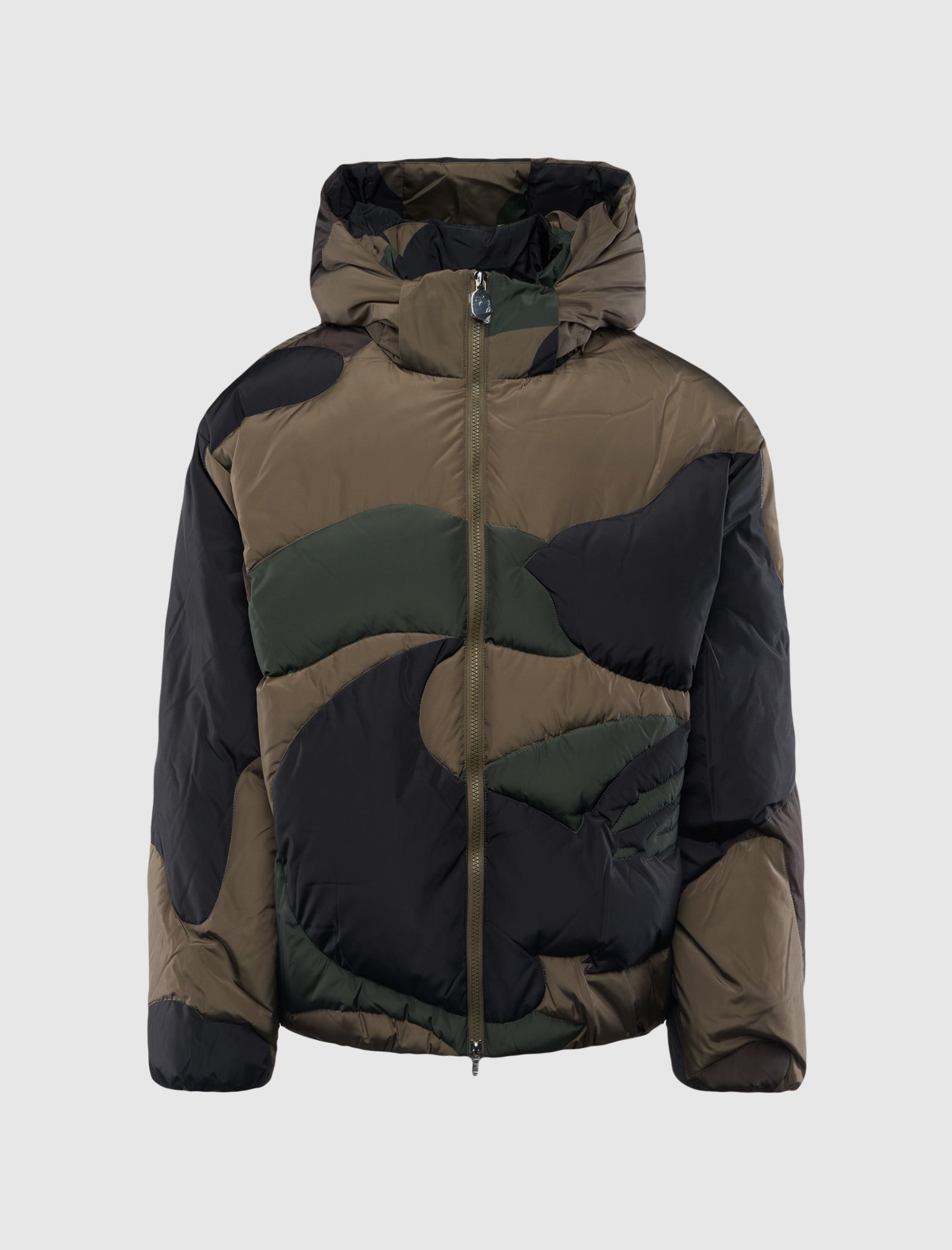Nylon Down Jacket A bathing ape оригінал – Купити в Україні – боковий вид