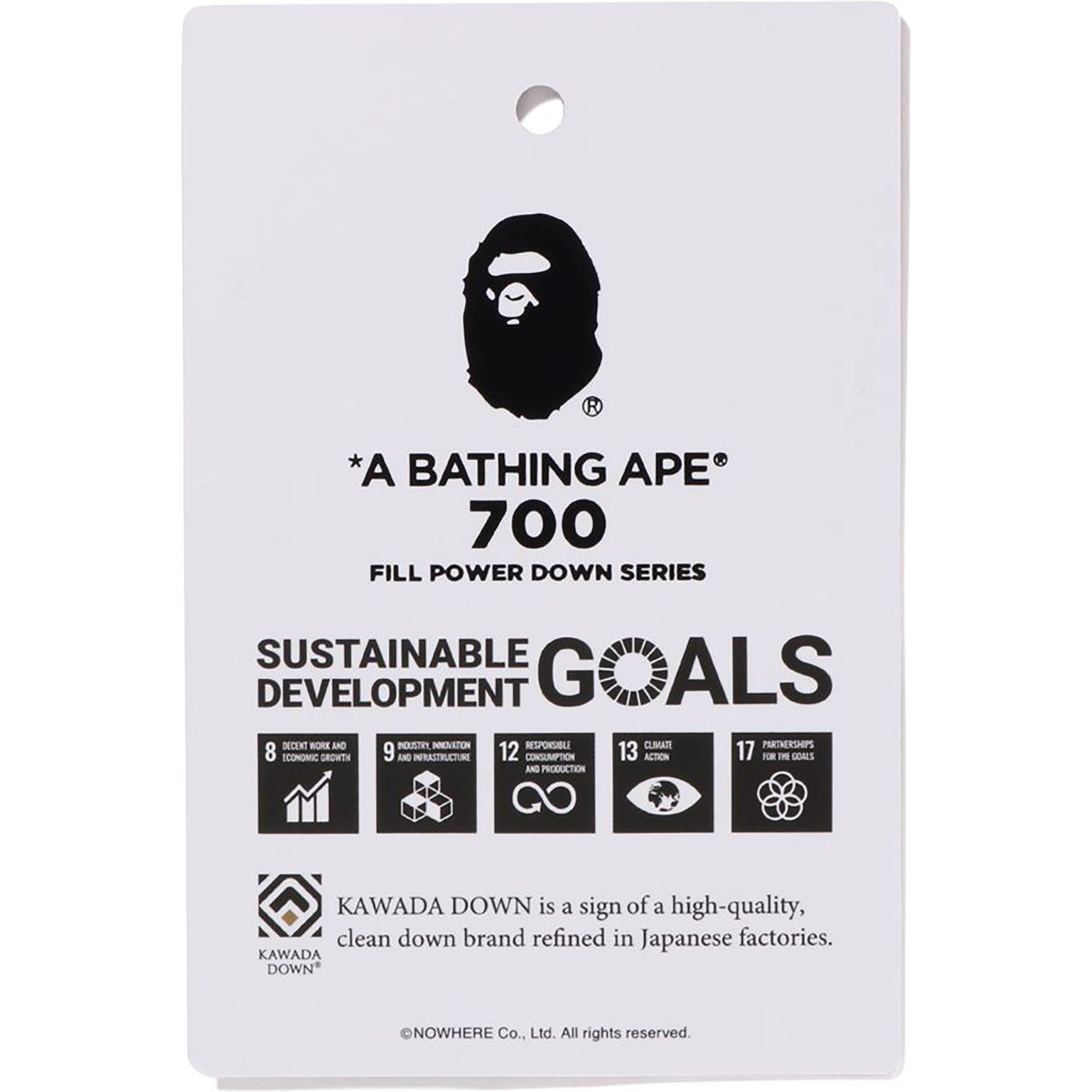 One Point Relaxed Fit Down Jacket Mens A bathing ape оригінал – Купити в Україні – вид 7