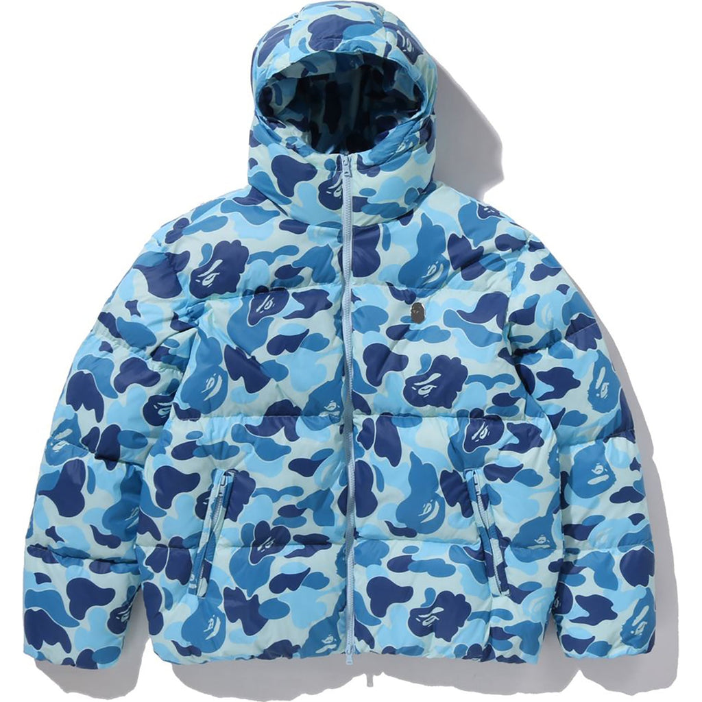 Abc Camo Down Jacket Mens A bathing ape – Гарантія оригінальності – боковий вид