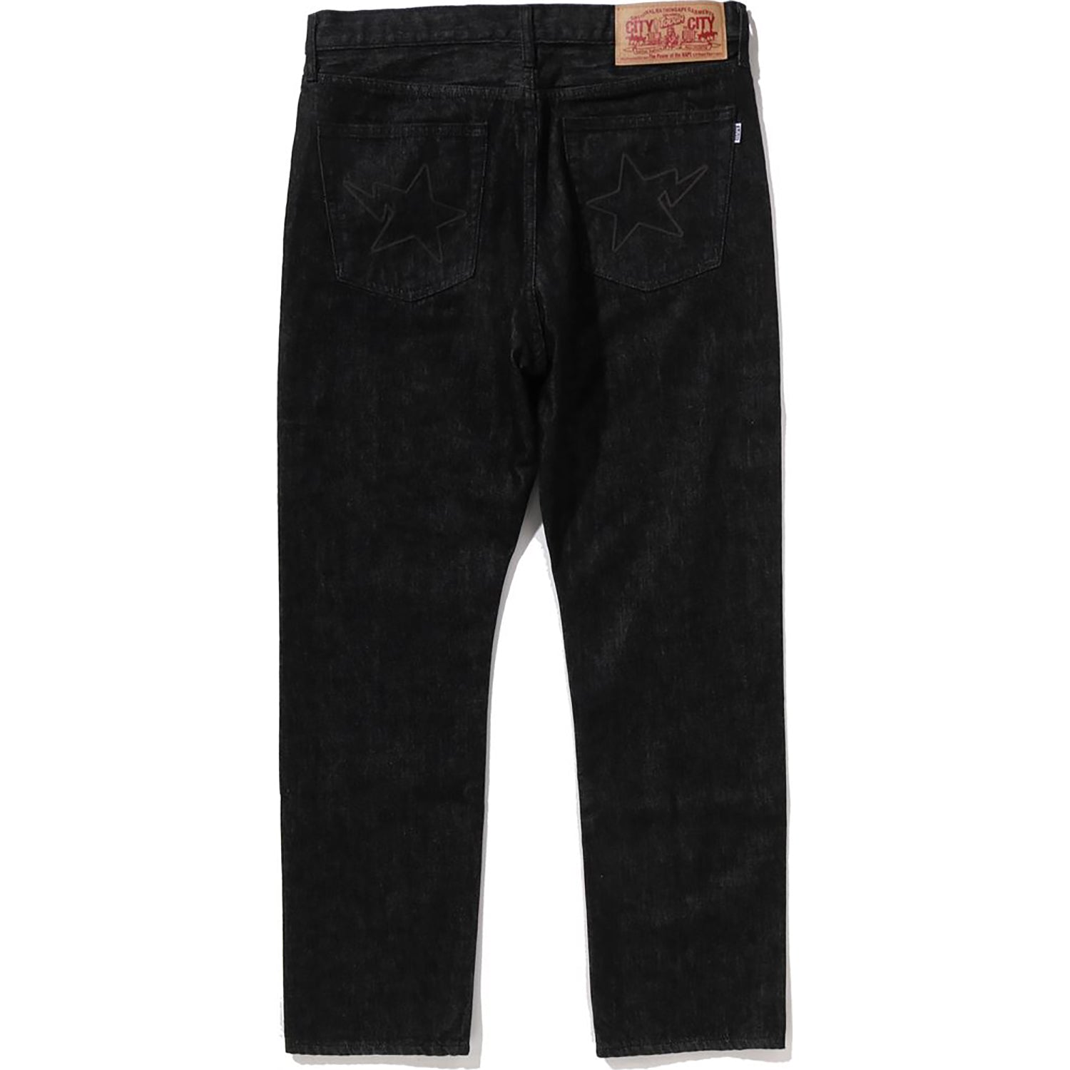 Sta Regular Fit 13 Oz Denim Pants Mens A bathing ape – Гарантія оригінальності – вид ззаду