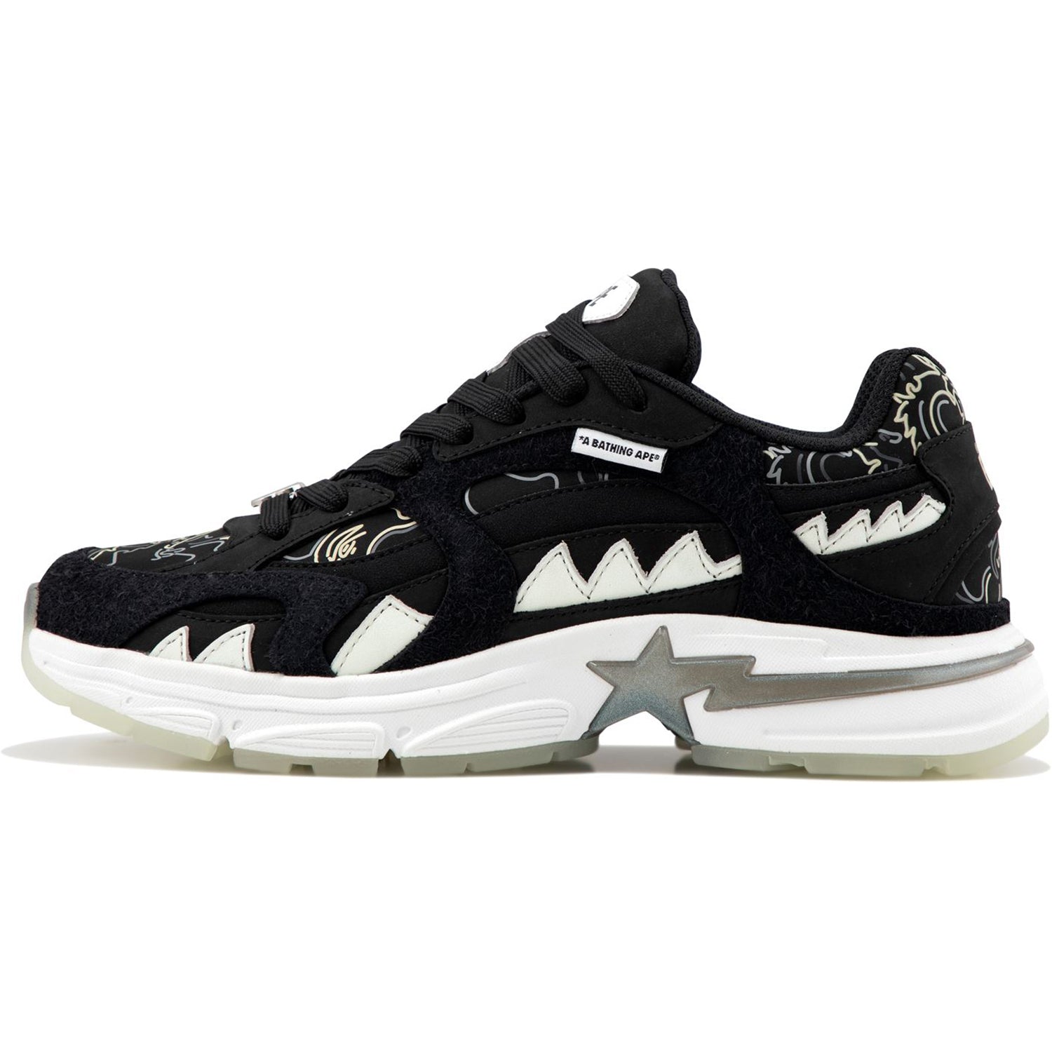 Оригінальна X 88rising Shark Sta Ladies A bathing ape – вид ззаду
