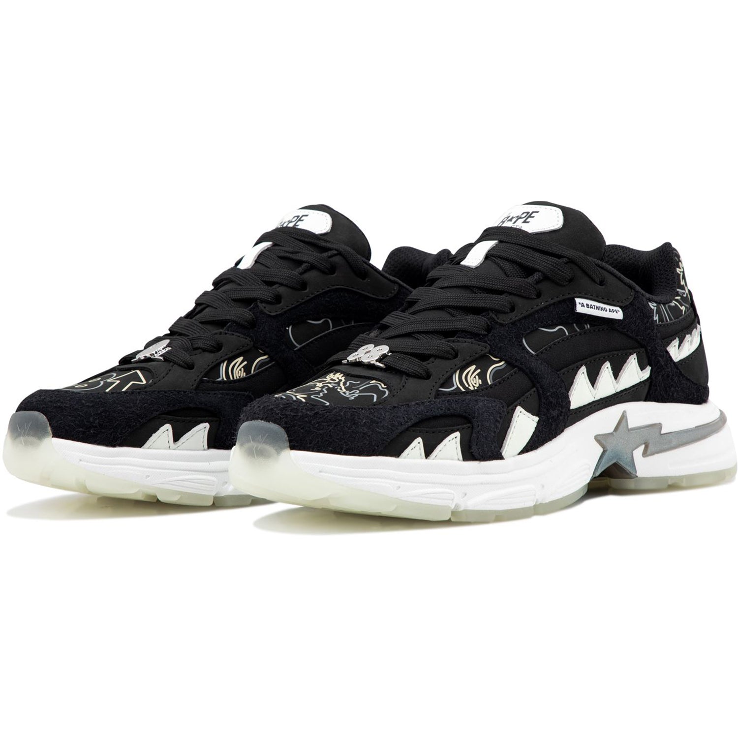 Оригінальна X 88rising Shark Sta Ladies A bathing ape – боковий вид