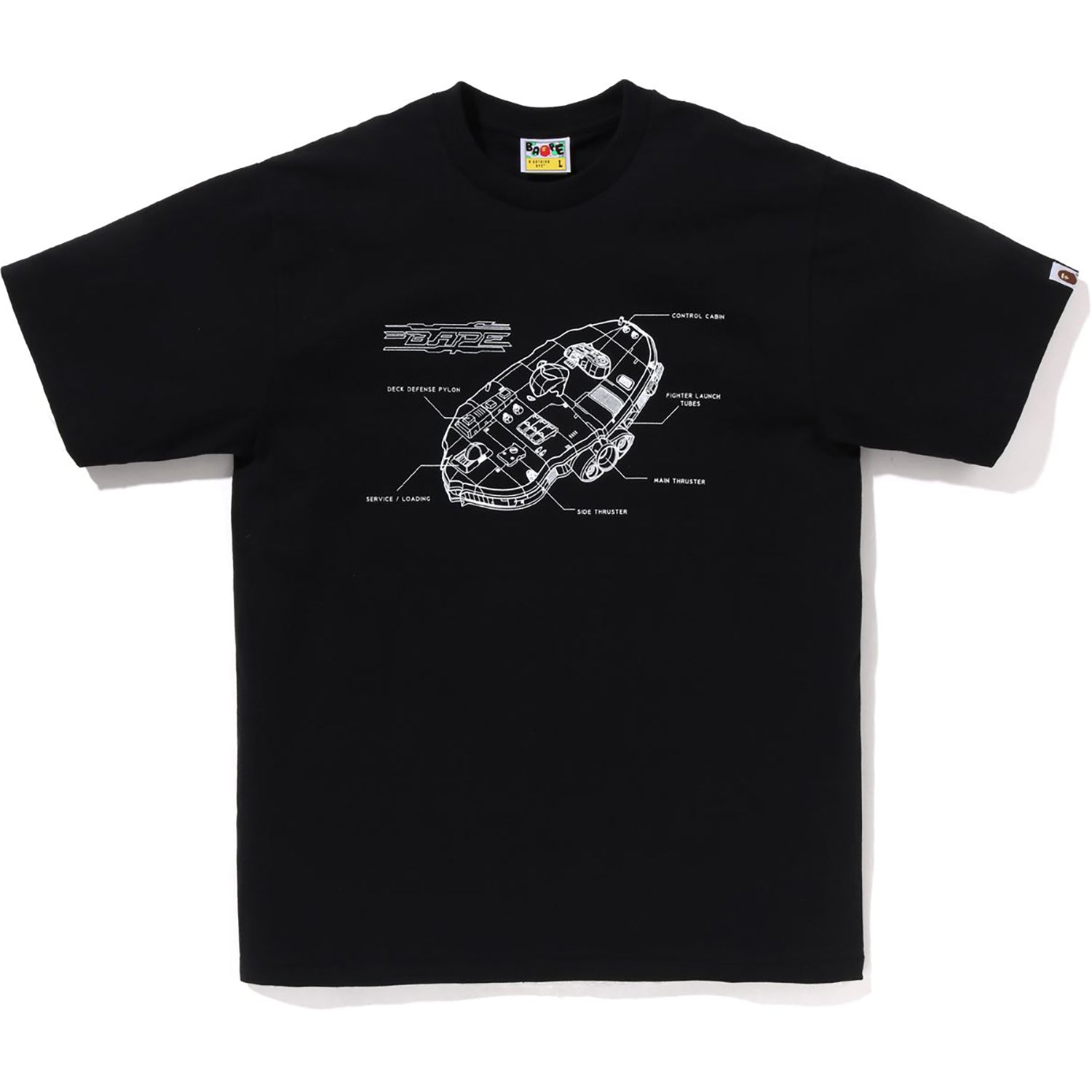 Mens Tee Package Box #2 A bathing ape – Гарантія оригінальності – боковий вид