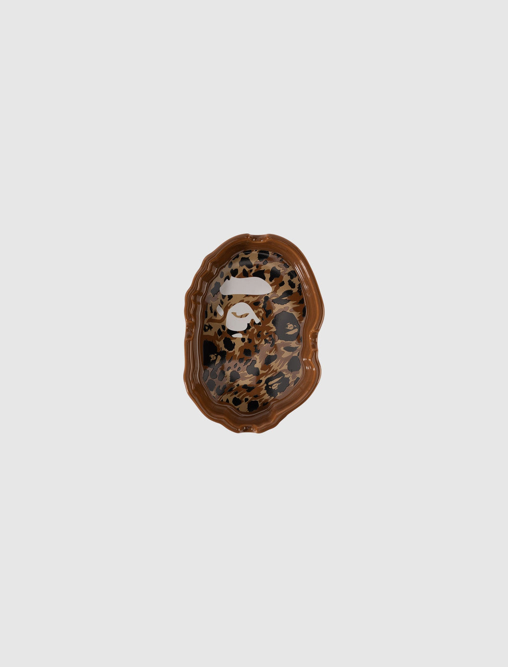 Оригінальна Wild Leopard Pattern Ape Head Ashtray A bathing ape – боковий вид