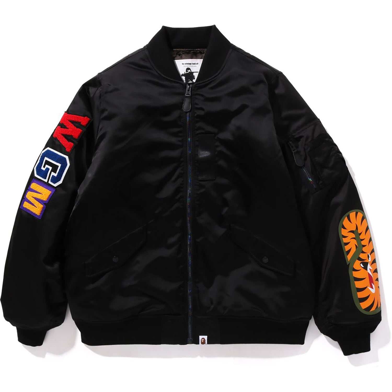 Shark Loose Fit Ma-1 Mens A bathing ape – Гарантія оригінальності – вид 7