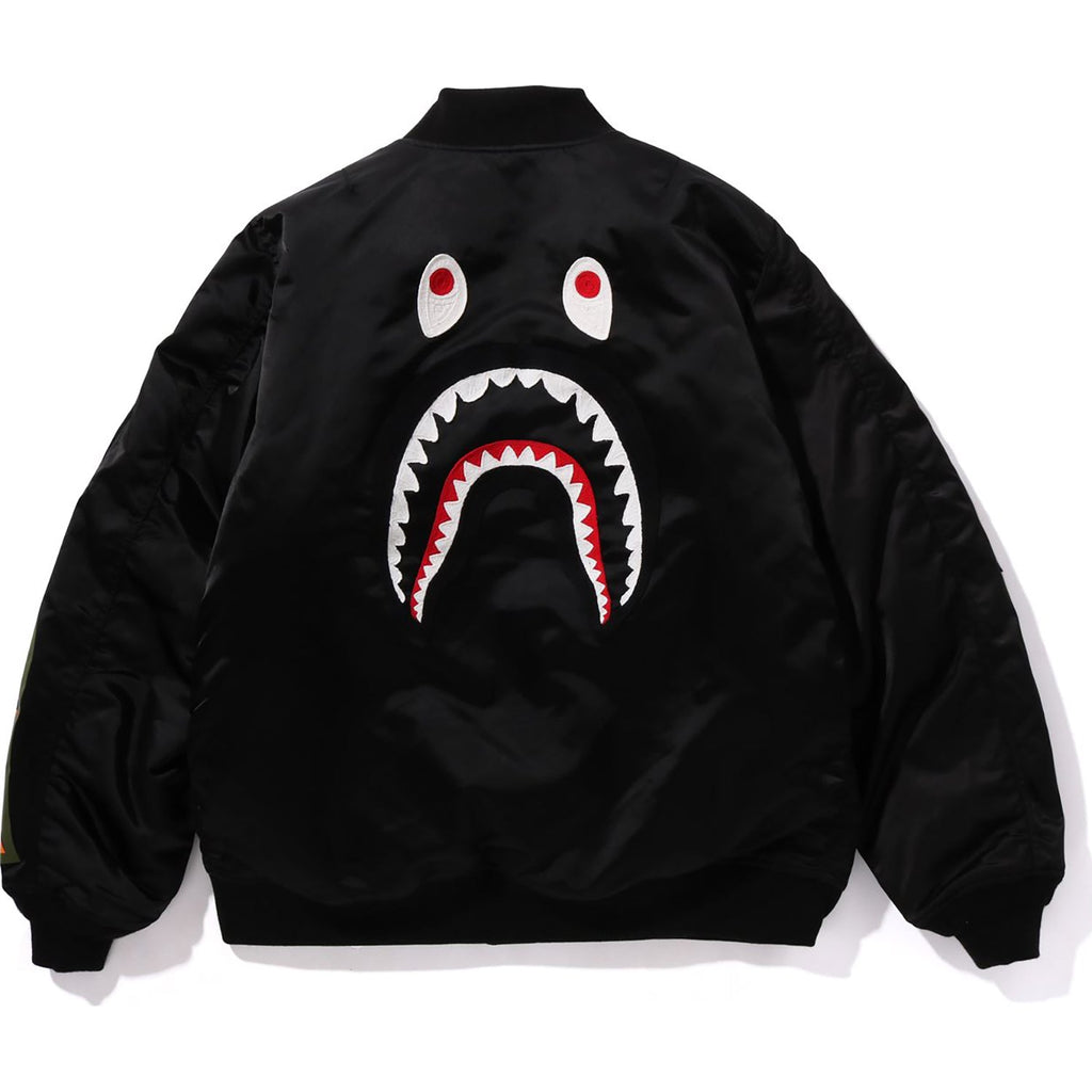 Shark Loose Fit Ma-1 Mens A bathing ape – Гарантія оригінальності – вид 8