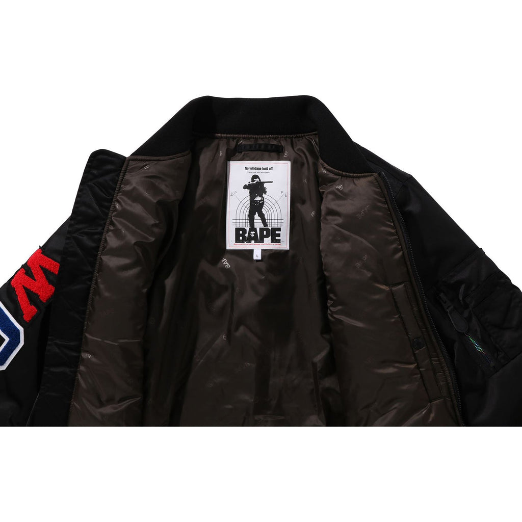 Shark Loose Fit Ma-1 Mens A bathing ape – Гарантія оригінальності – вид 9