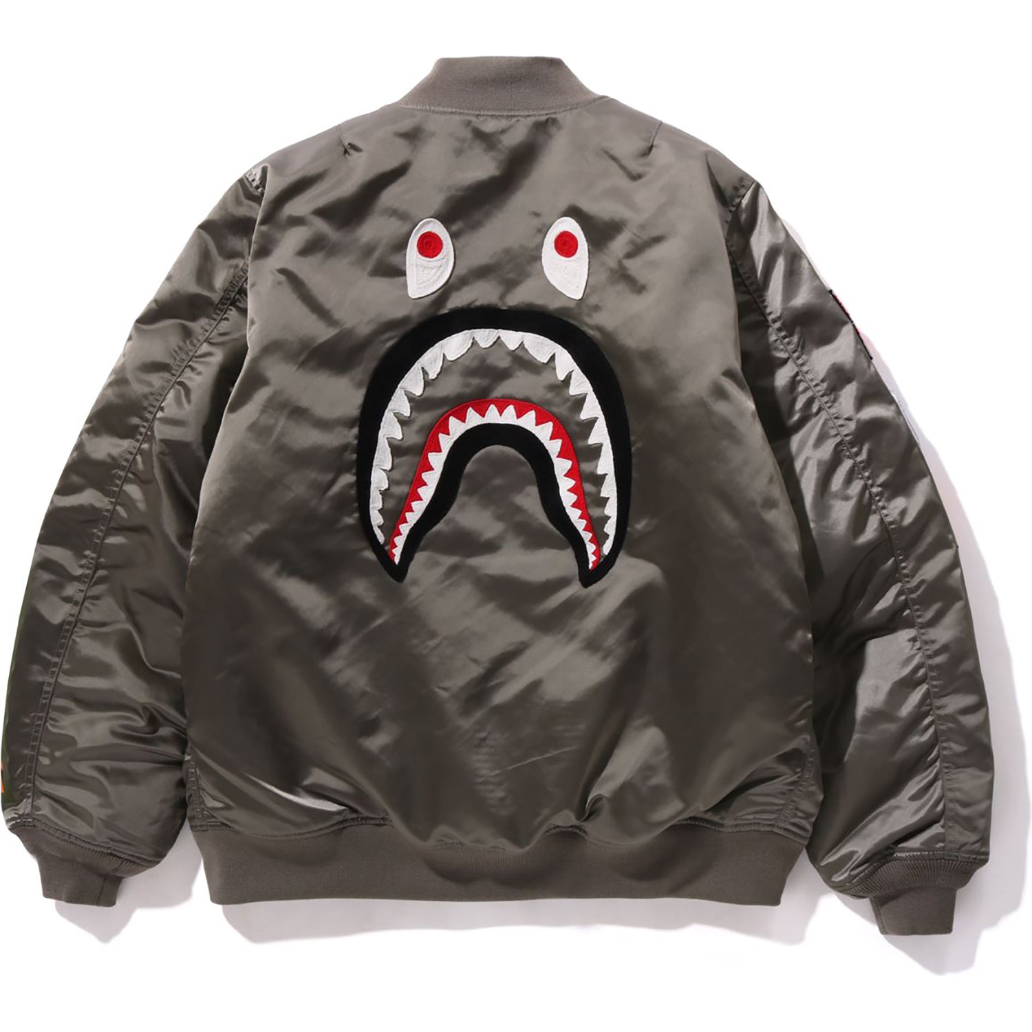 Shark Loose Fit Ma-1 Mens A bathing ape – Гарантія оригінальності – вид ззаду