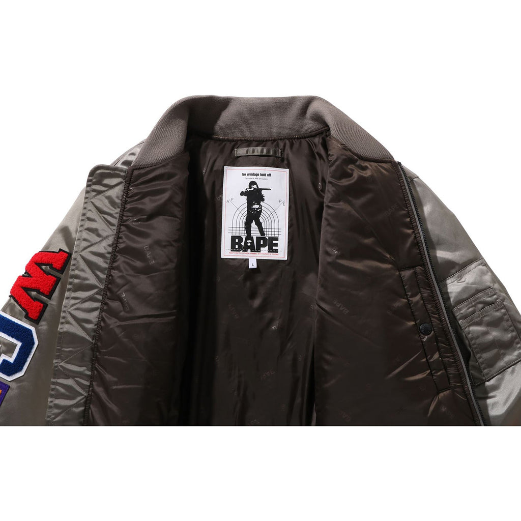 Shark Loose Fit Ma-1 Mens A bathing ape – Гарантія оригінальності – детальний вид