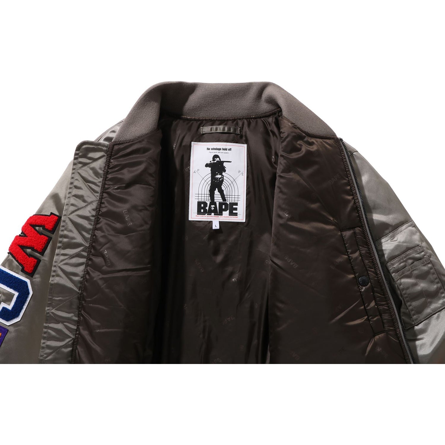 Shark Loose Fit Ma-1 Mens A bathing ape – Гарантія оригінальності – детальний вид