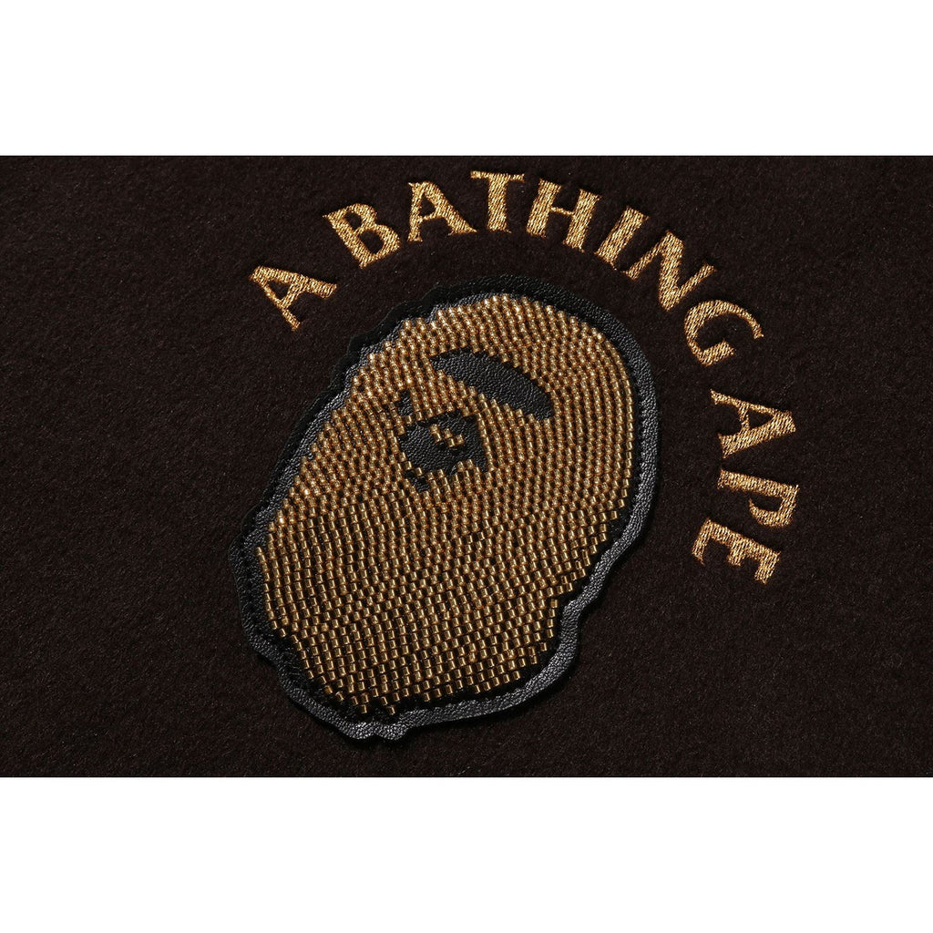 Оригінальна Line Camo Multi Logo Wool Varsity Jacket Mens A bathing ape – детальний вид