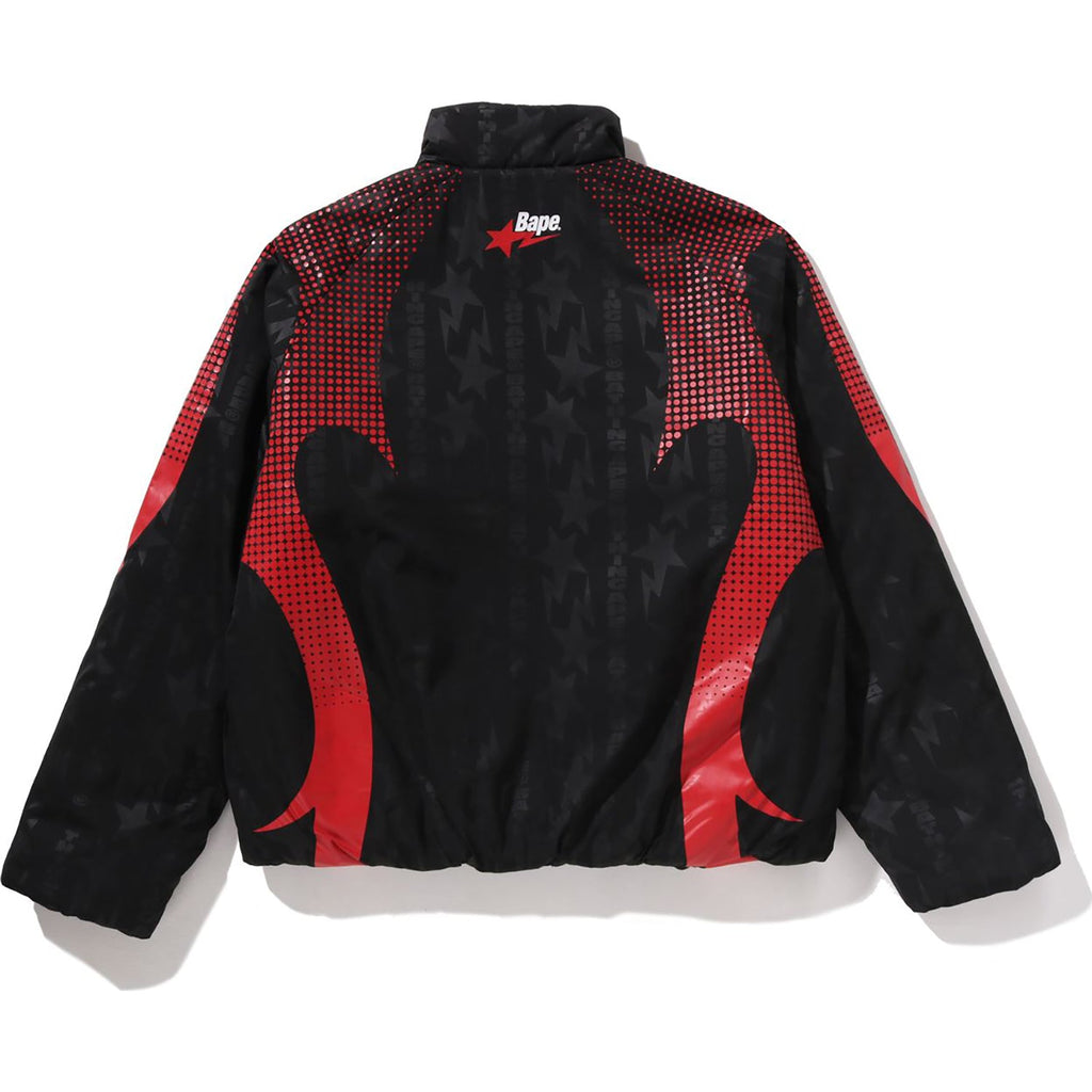 Aba Frame Monogram Jacquard Multi Logo Padded Jacket Mens A bathing ape – Гарантія оригінальності – вид ззаду