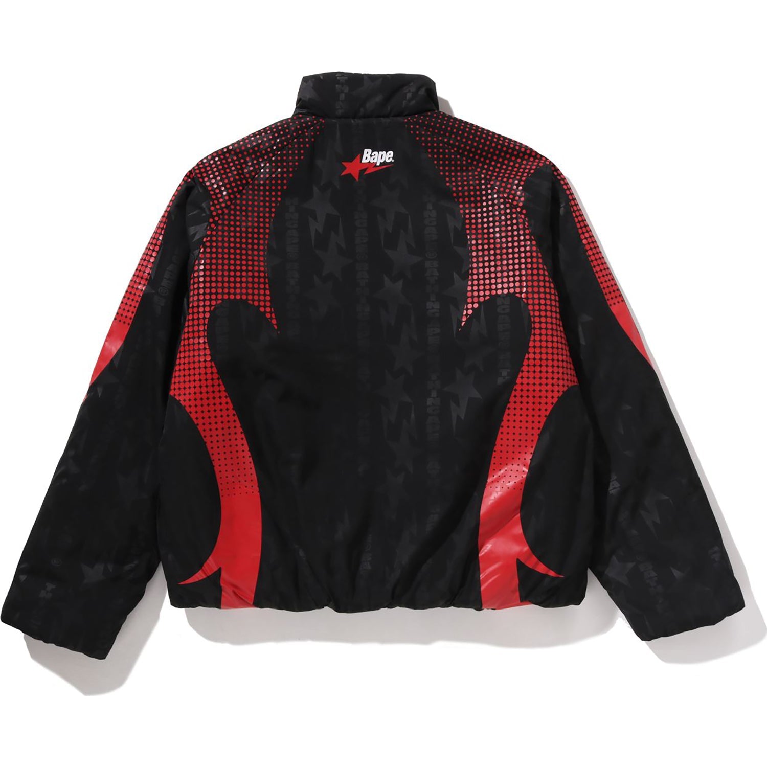 Aba Frame Monogram Jacquard Multi Logo Padded Jacket Mens A bathing ape – Гарантія оригінальності – вид ззаду