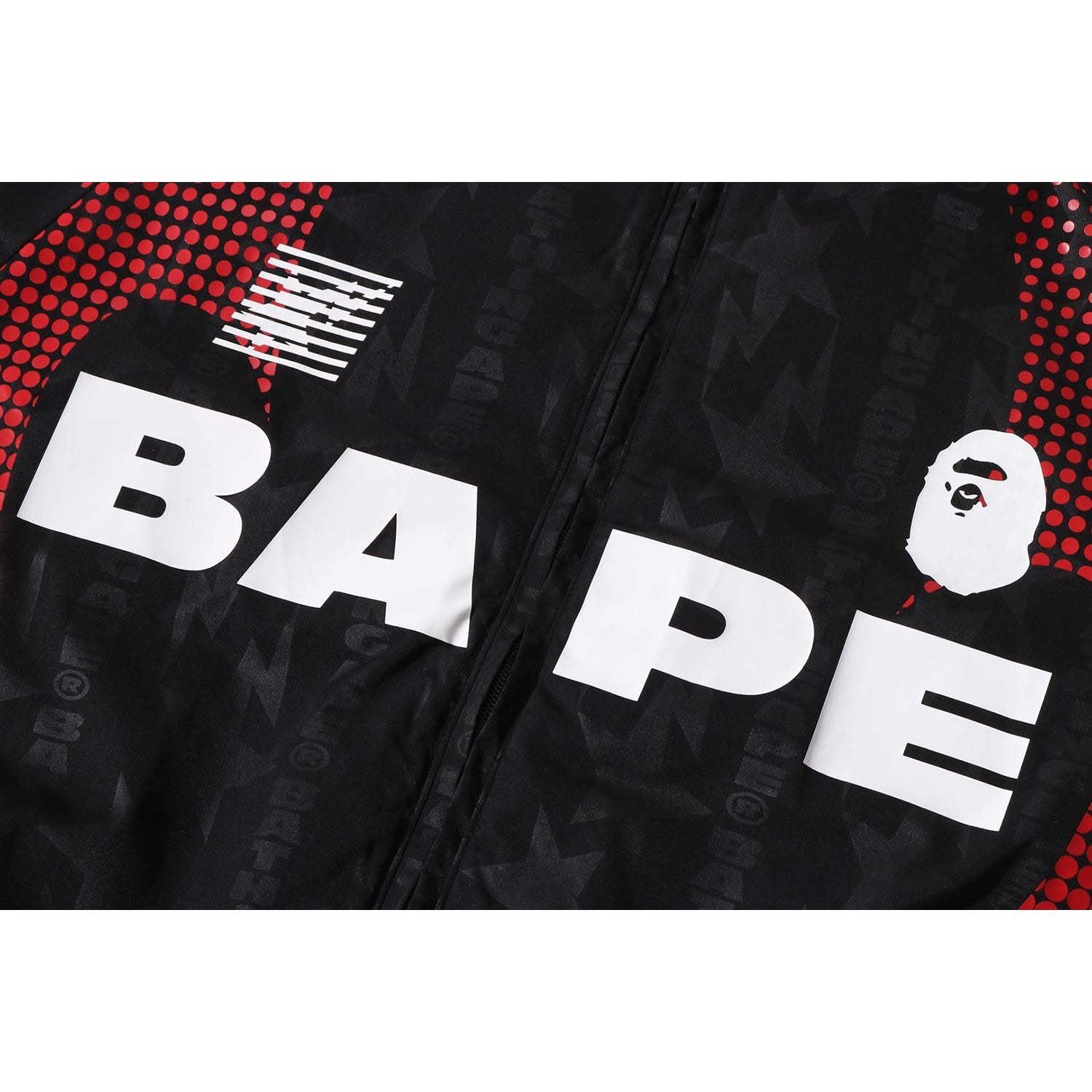 Aba Frame Monogram Jacquard Multi Logo Padded Jacket Mens A bathing ape – Гарантія оригінальності – збільшений вид