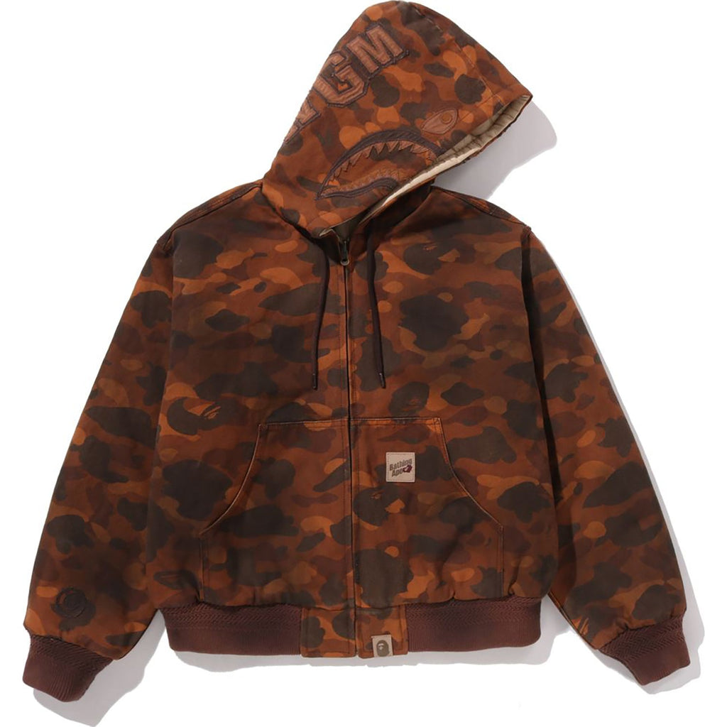Solid 1st Camo Reversible Shark Zip Heavy Jacket Mens A bathing ape – Гарантія оригінальності – боковий вид