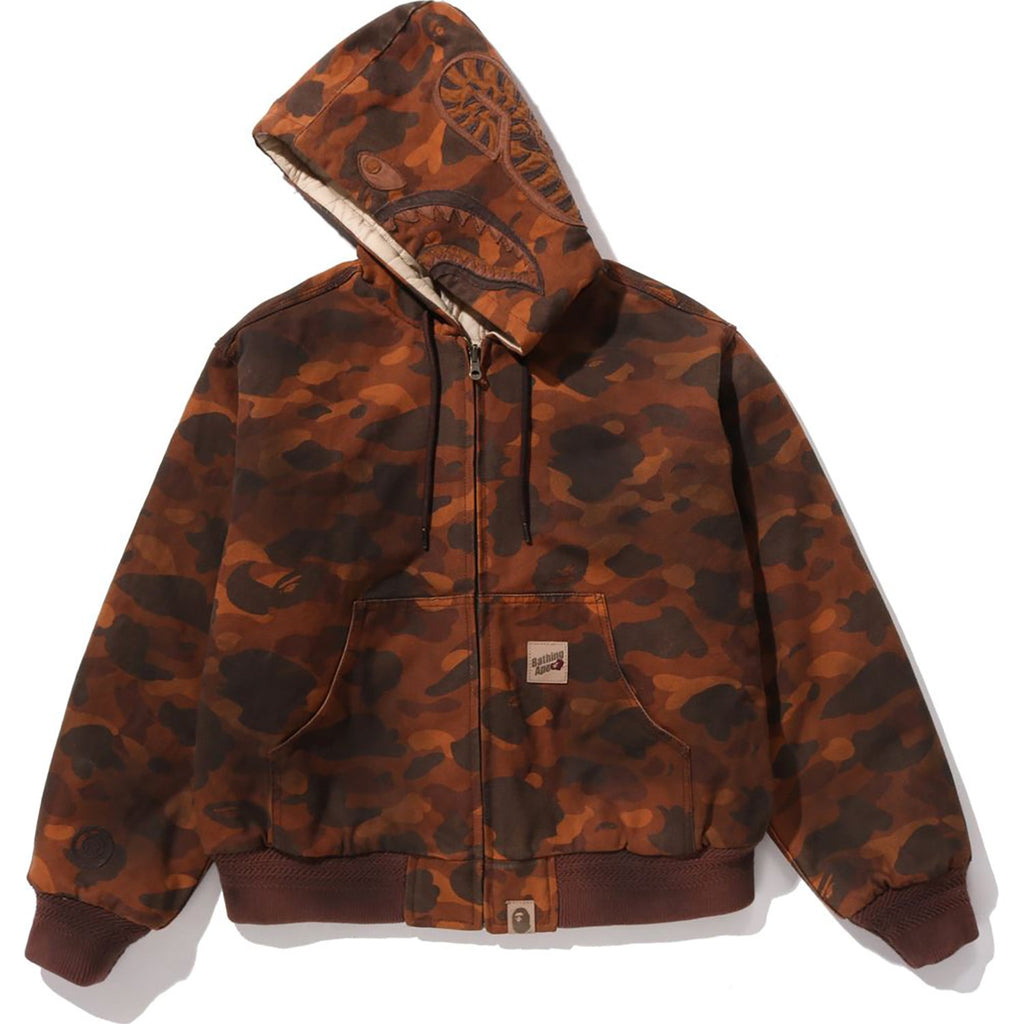 Solid 1st Camo Reversible Shark Zip Heavy Jacket Mens A bathing ape – Гарантія оригінальності – вид ззаду
