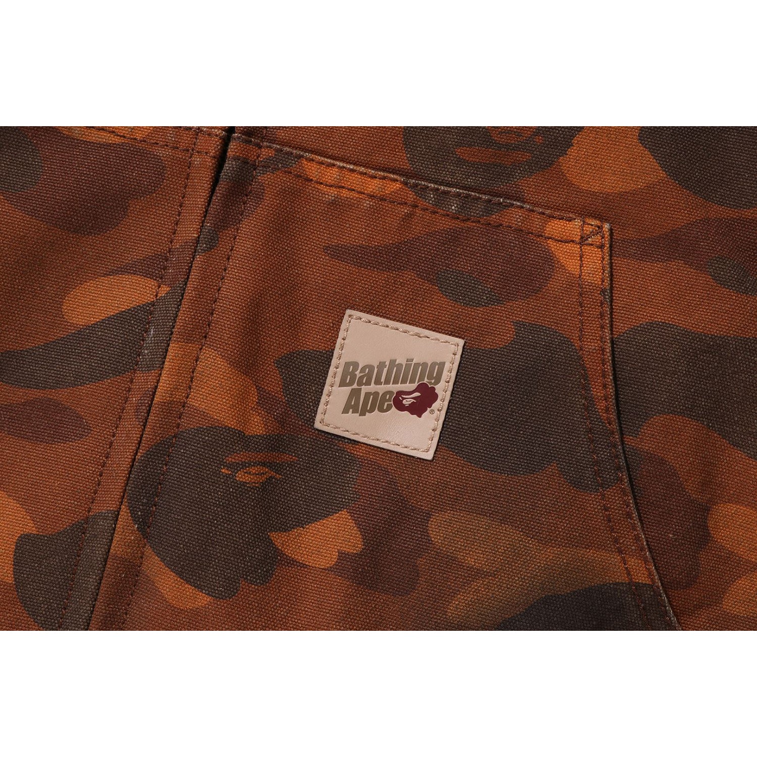 Solid 1st Camo Reversible Shark Zip Heavy Jacket Mens A bathing ape – Гарантія оригінальності – вид 8