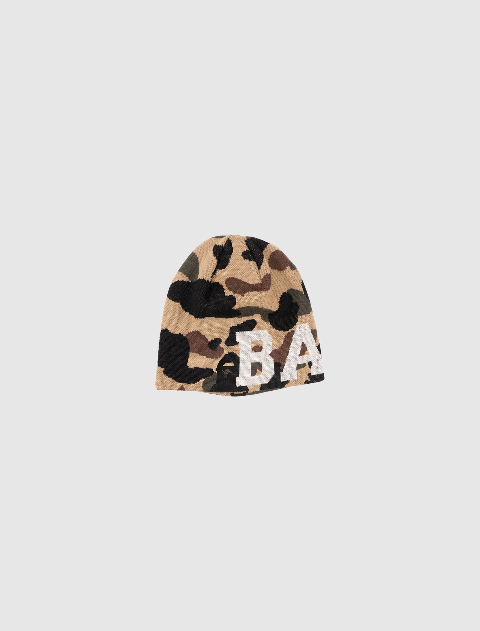 1st Camo Knit Beanie A bathing ape оригінал – Купити в Україні – боковий вид