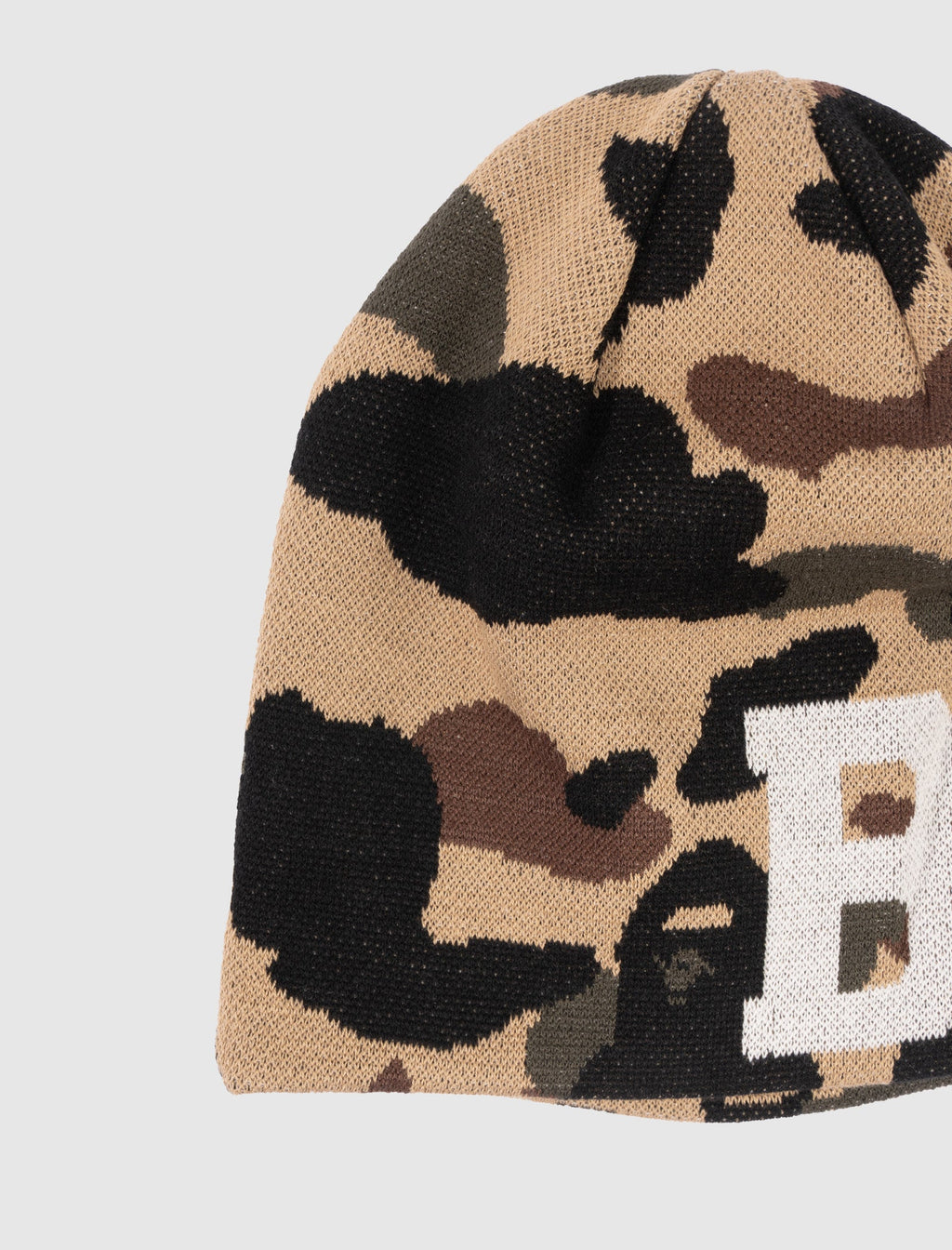 1st Camo Knit Beanie A bathing ape оригінал – Купити в Україні – вид ззаду