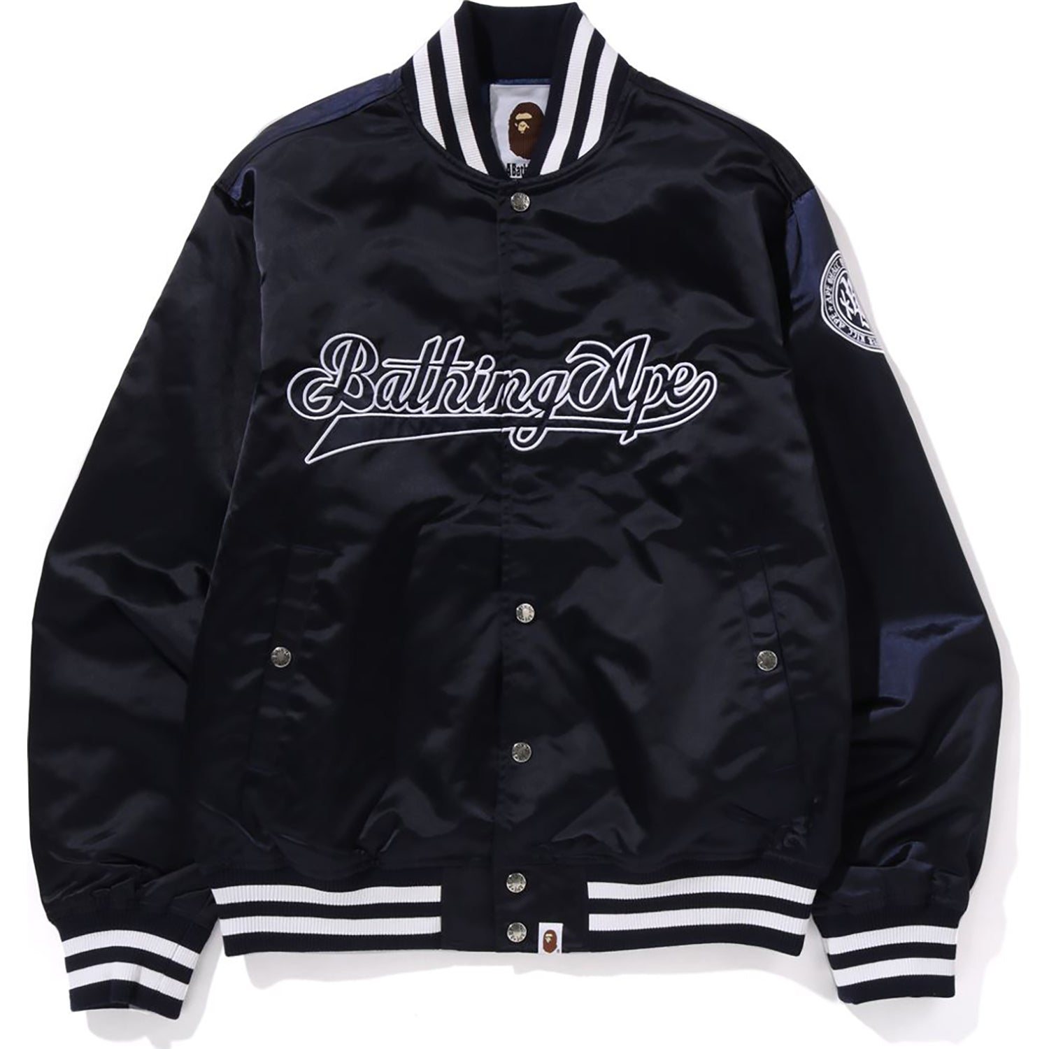 Baseball Varsity Jacket Mens A bathing ape – Гарантія оригінальності – вид 7