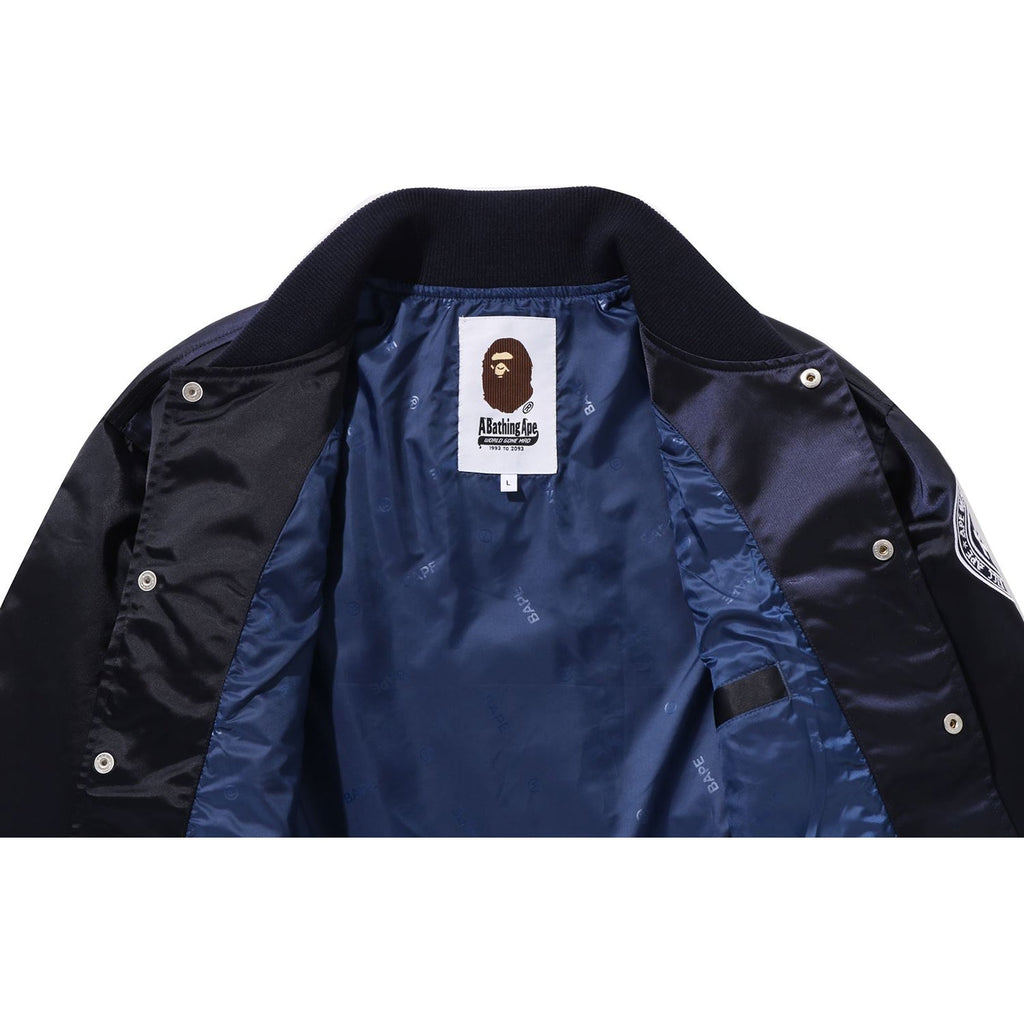 Baseball Varsity Jacket Mens A bathing ape – Гарантія оригінальності – вид 11