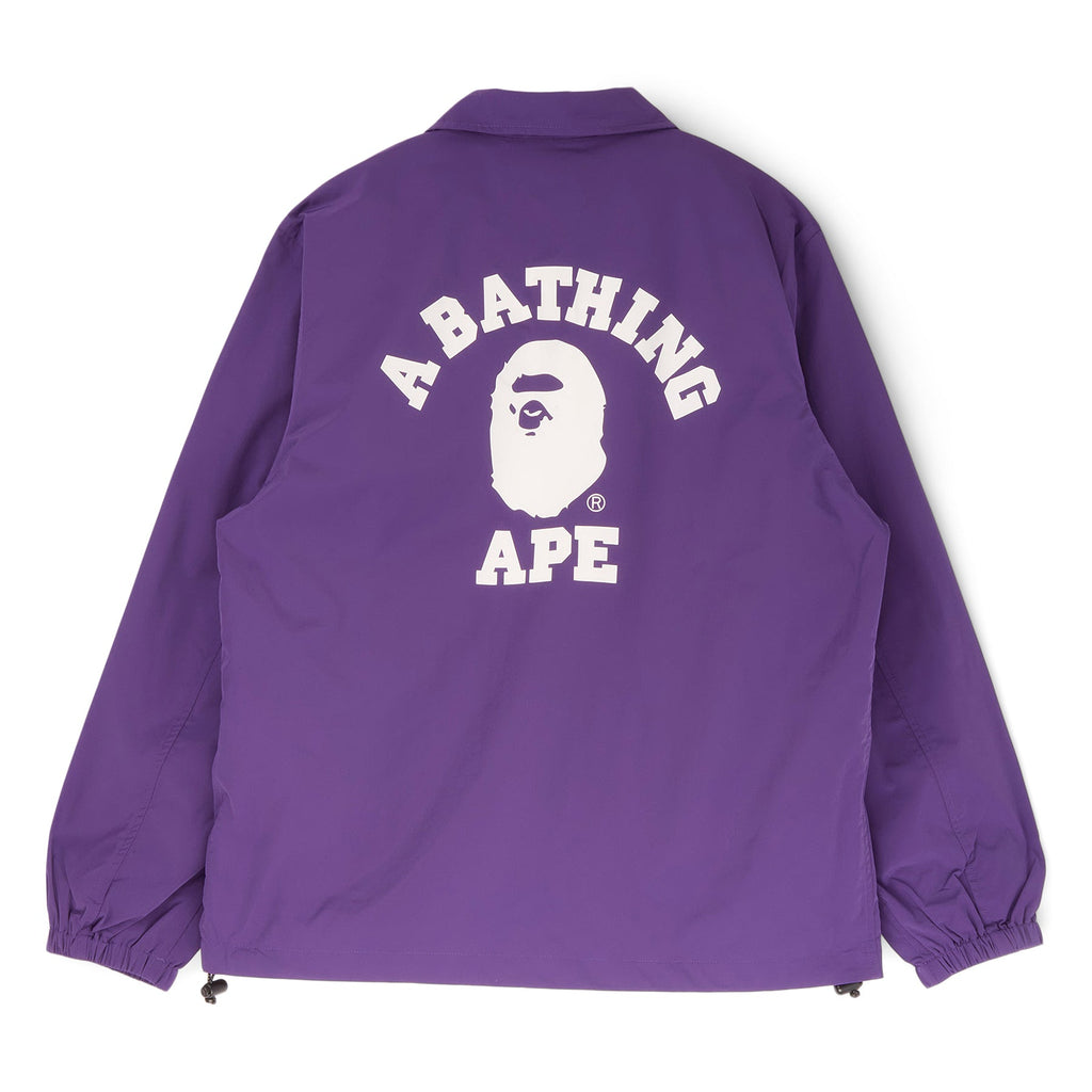 Оригінальна College Coach Jacket A bathing ape – вид ззаду